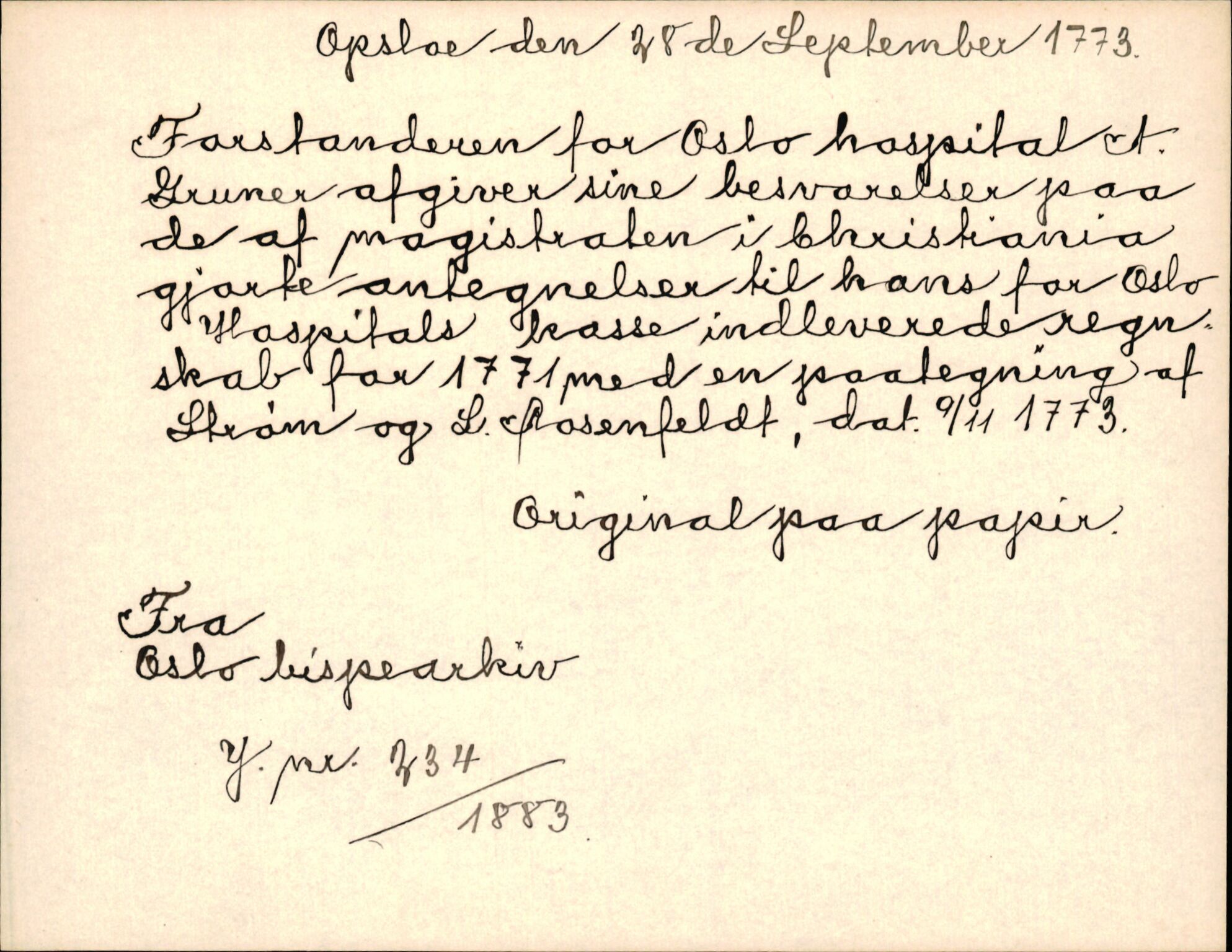 Riksarkivets diplomsamling, AV/RA-EA-5965/F35/F35k/L0001: Regestsedler: Prestearkiver fra Østfold og Akershus, p. 287