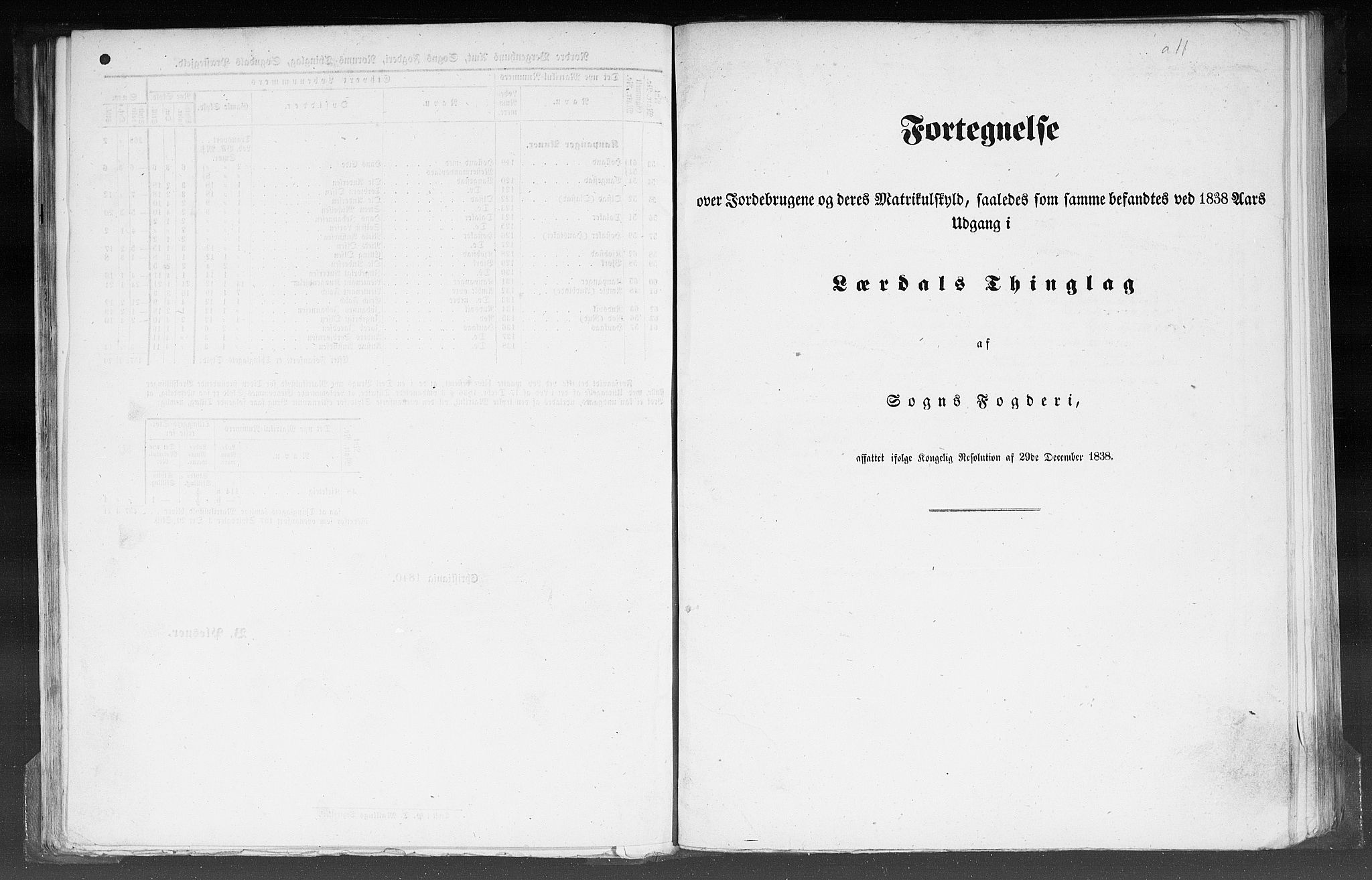 Rygh, RA/PA-0034/F/Fb/L0012: Matrikkelen for 1838 - Nordre Bergenhus amt (Sogn og Fjordane fylke), 1838