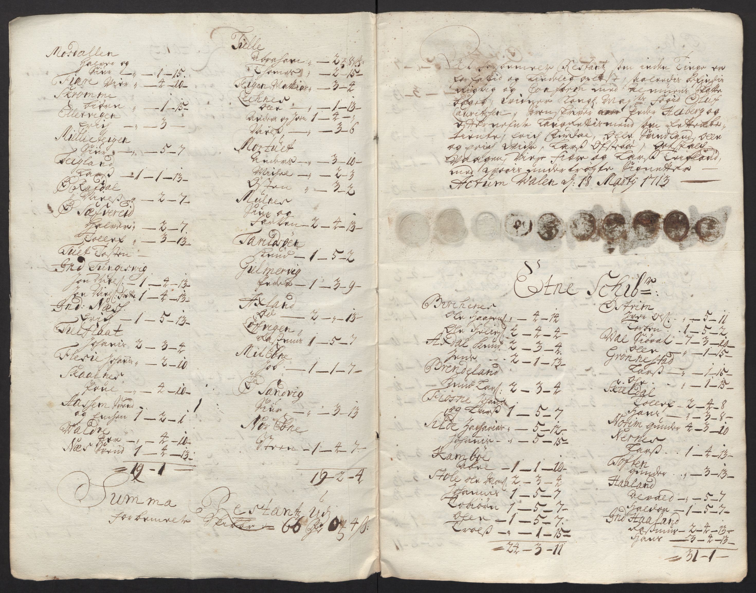 Rentekammeret inntil 1814, Reviderte regnskaper, Fogderegnskap, RA/EA-4092/R48/L2988: Fogderegnskap Sunnhordland og Hardanger, 1712, p. 433