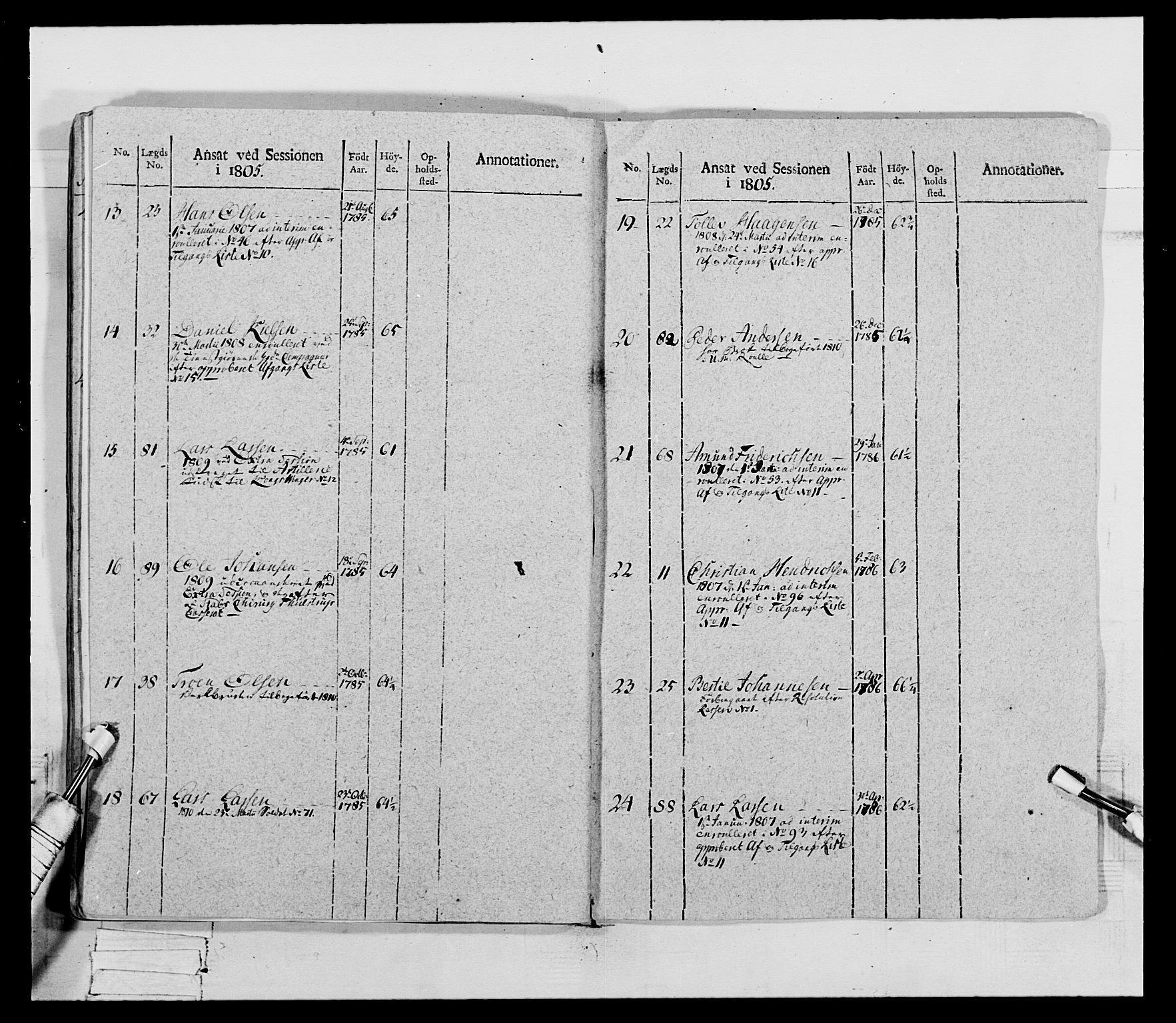 Generalitets- og kommissariatskollegiet, Det kongelige norske kommissariatskollegium, AV/RA-EA-5420/E/Eh/L0069: Opplandske gevorbne infanteriregiment, 1810-1818, p. 49