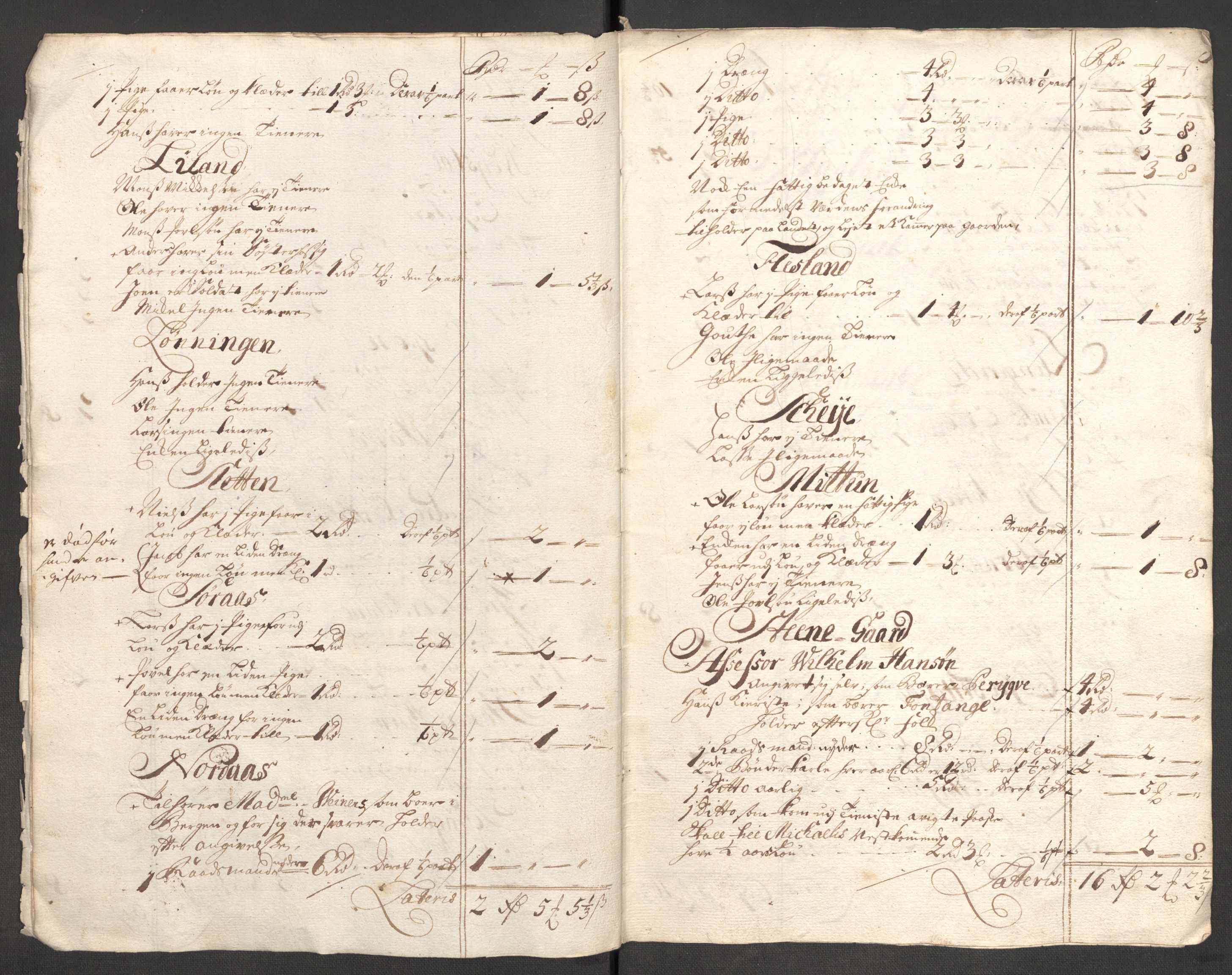 Rentekammeret inntil 1814, Reviderte regnskaper, Fogderegnskap, RA/EA-4092/R51/L3193: Fogderegnskap Nordhordland og Voss, 1711, p. 263
