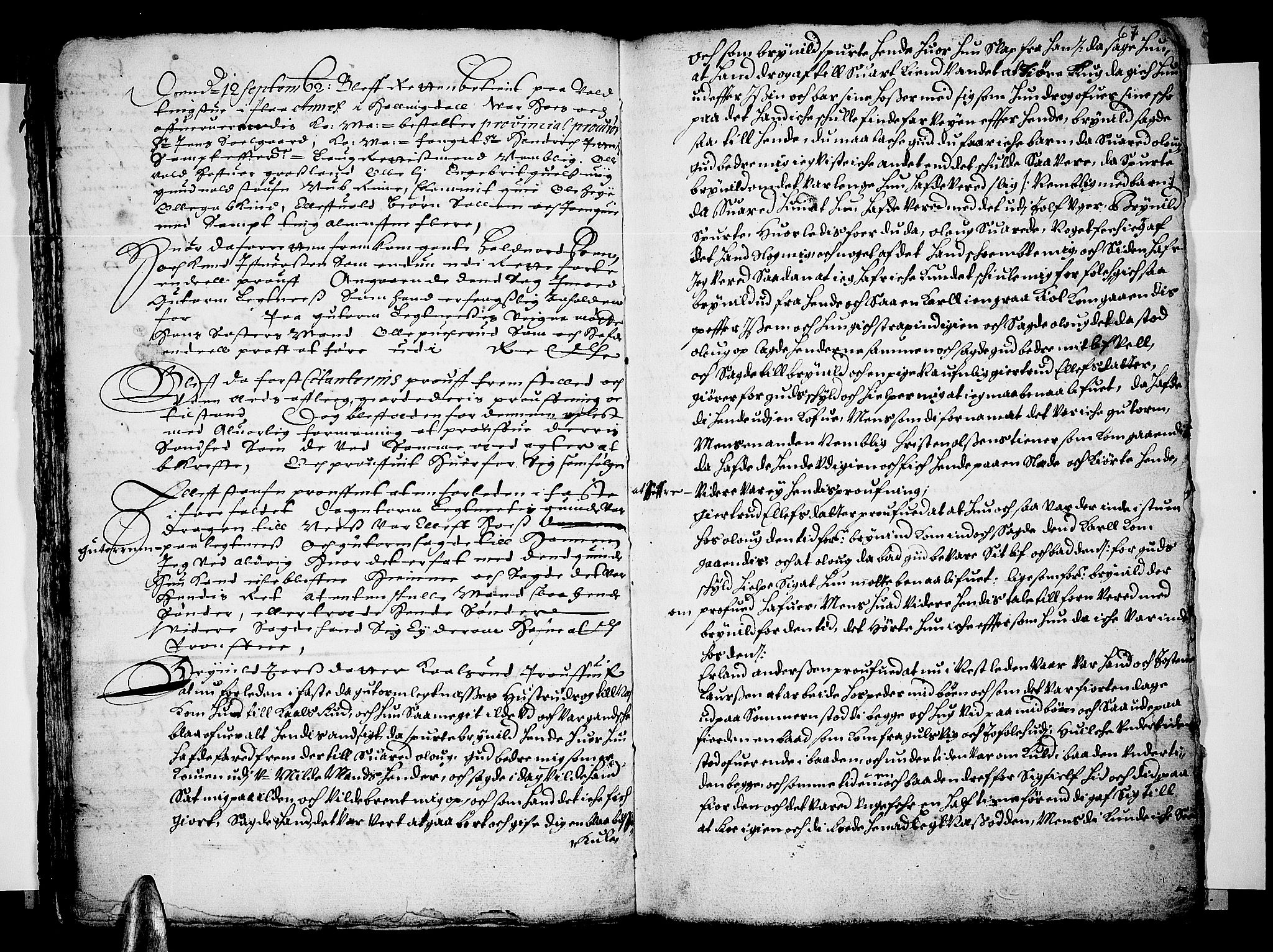 Ringerike og Hallingdal sorenskriveri, SAKO/A-81/F/Fa/Fab/L0009: Tingbok - Sorenskriveriet, 1681, p. 67