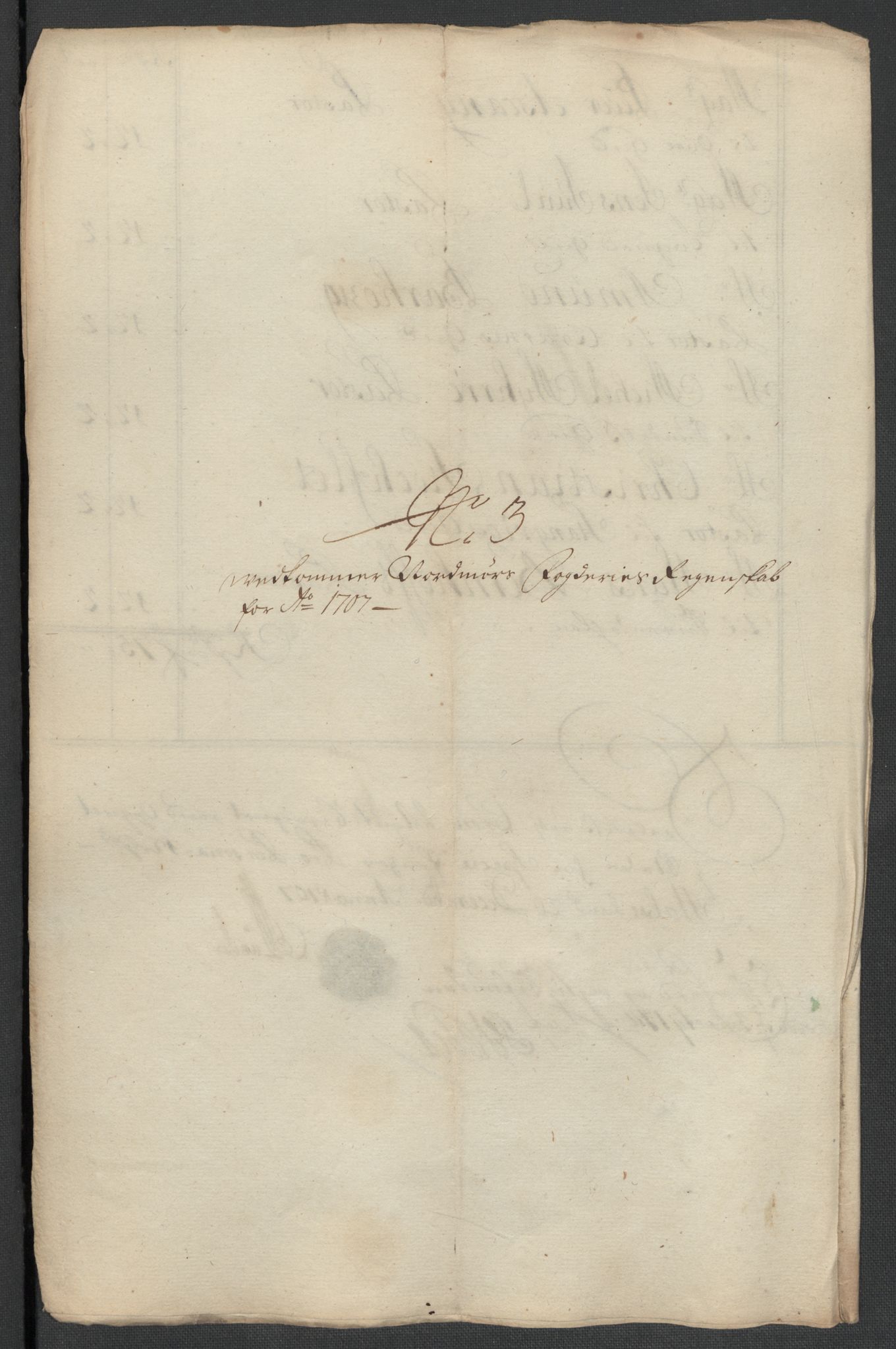 Rentekammeret inntil 1814, Reviderte regnskaper, Fogderegnskap, AV/RA-EA-4092/R56/L3742: Fogderegnskap Nordmøre, 1706-1707, p. 240