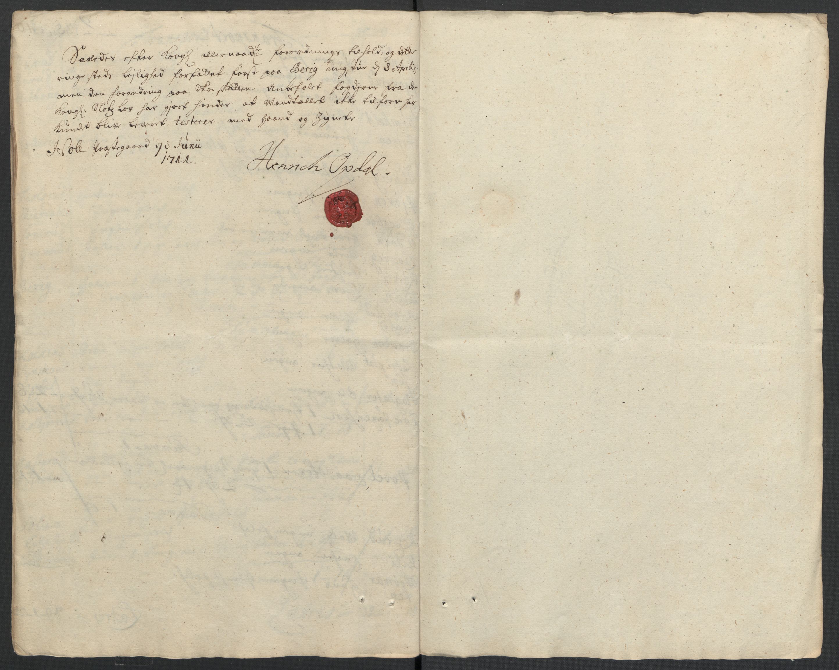 Rentekammeret inntil 1814, Reviderte regnskaper, Fogderegnskap, RA/EA-4092/R23/L1469: Fogderegnskap Ringerike og Hallingdal, 1711, p. 310