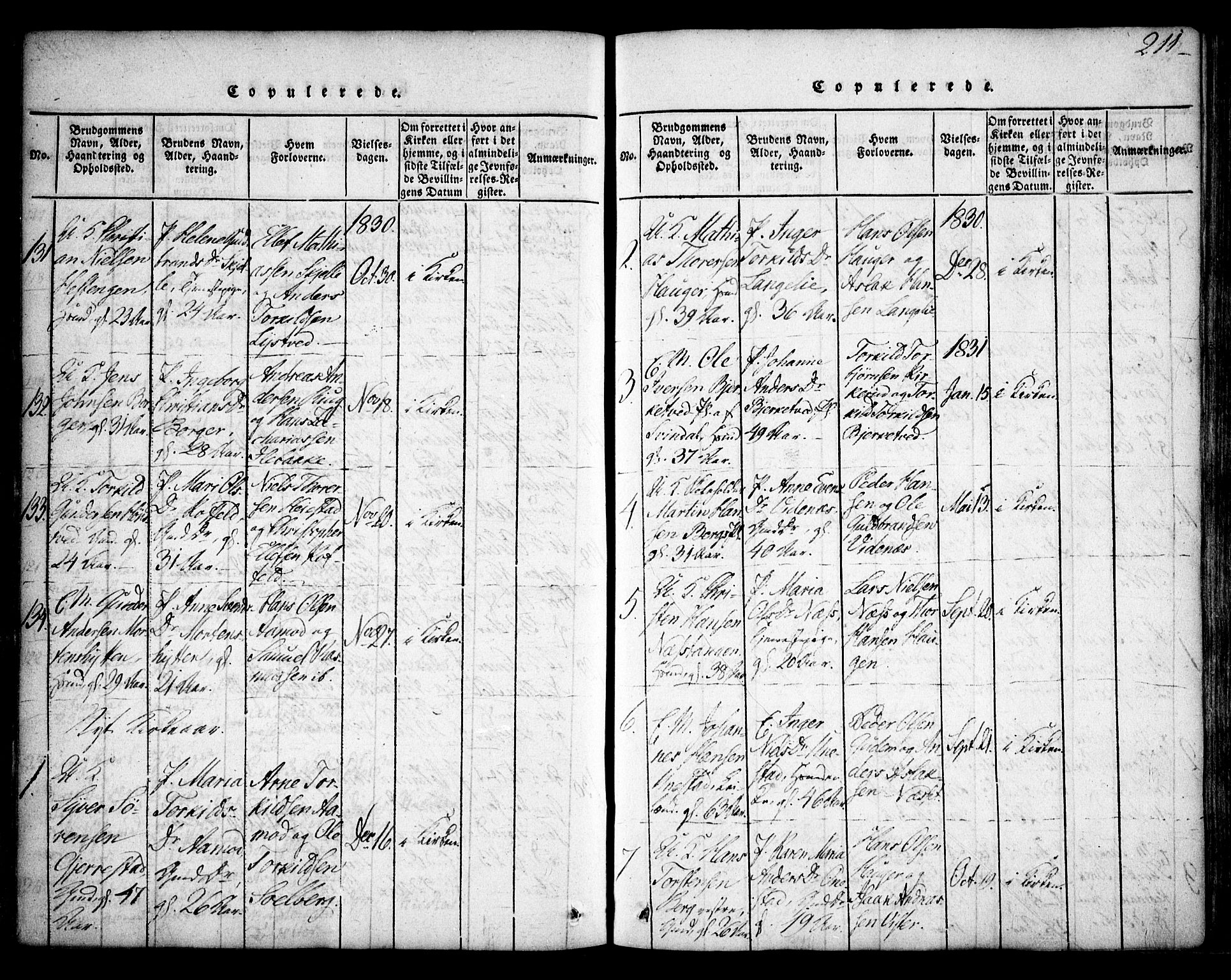 Skiptvet prestekontor Kirkebøker, SAO/A-20009/F/Fa/L0005: Parish register (official) no. 5, 1814-1838, p. 211
