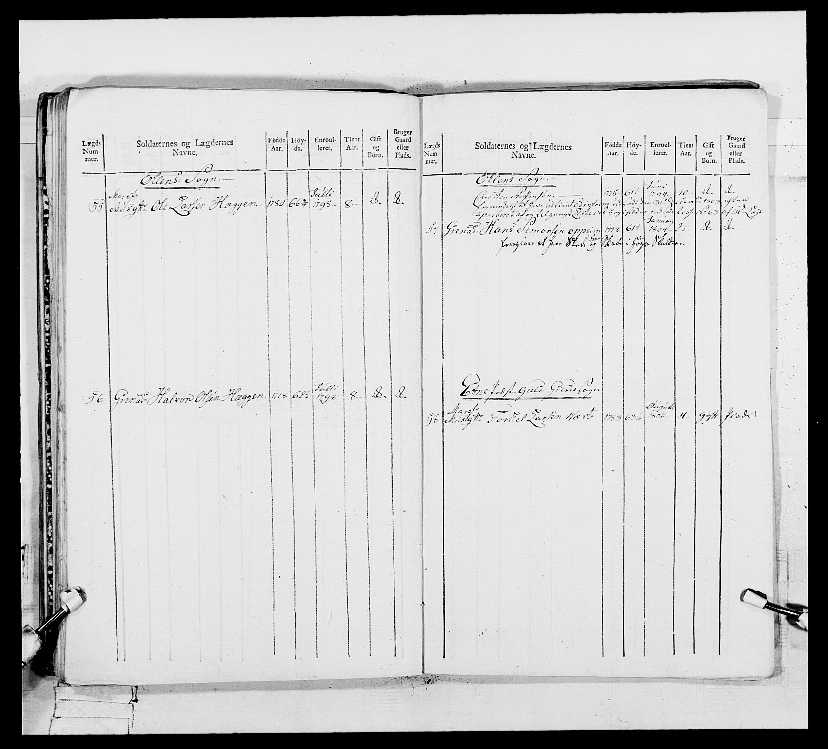 Generalitets- og kommissariatskollegiet, Det kongelige norske kommissariatskollegium, AV/RA-EA-5420/E/Eh/L0109: Vesterlenske nasjonale infanteriregiment, 1806, p. 381