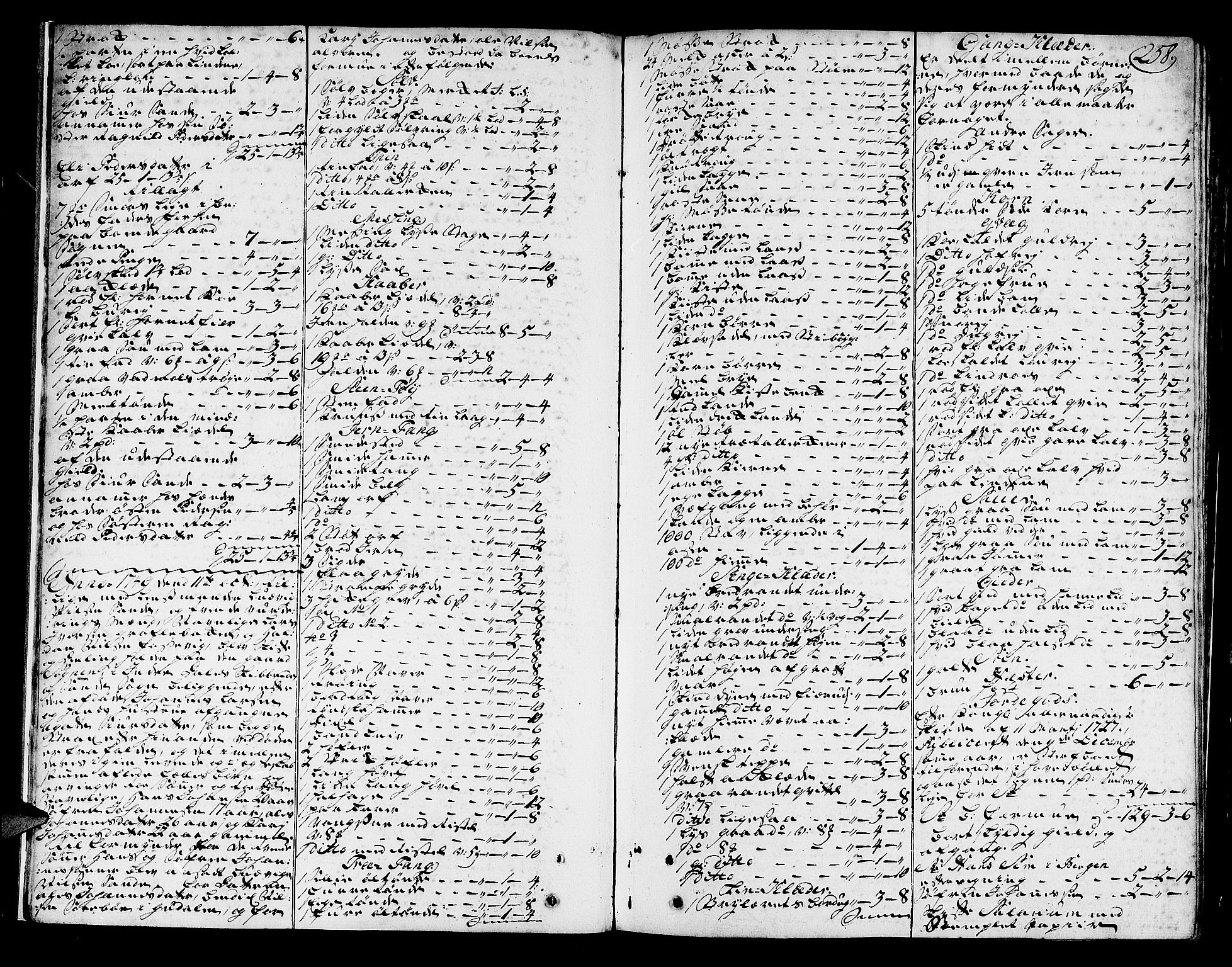 Sunnfjord tingrett, AV/SAB-A-3201/1/H/Ha/Hab/L0005b: Skifteprotokioll, folio 252-478, 1749-1752, p. 257b-258a
