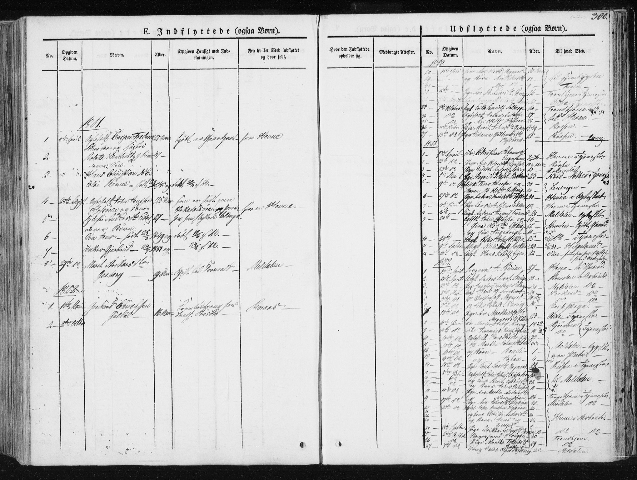 Ministerialprotokoller, klokkerbøker og fødselsregistre - Sør-Trøndelag, SAT/A-1456/668/L0805: Parish register (official) no. 668A05, 1840-1853, p. 300