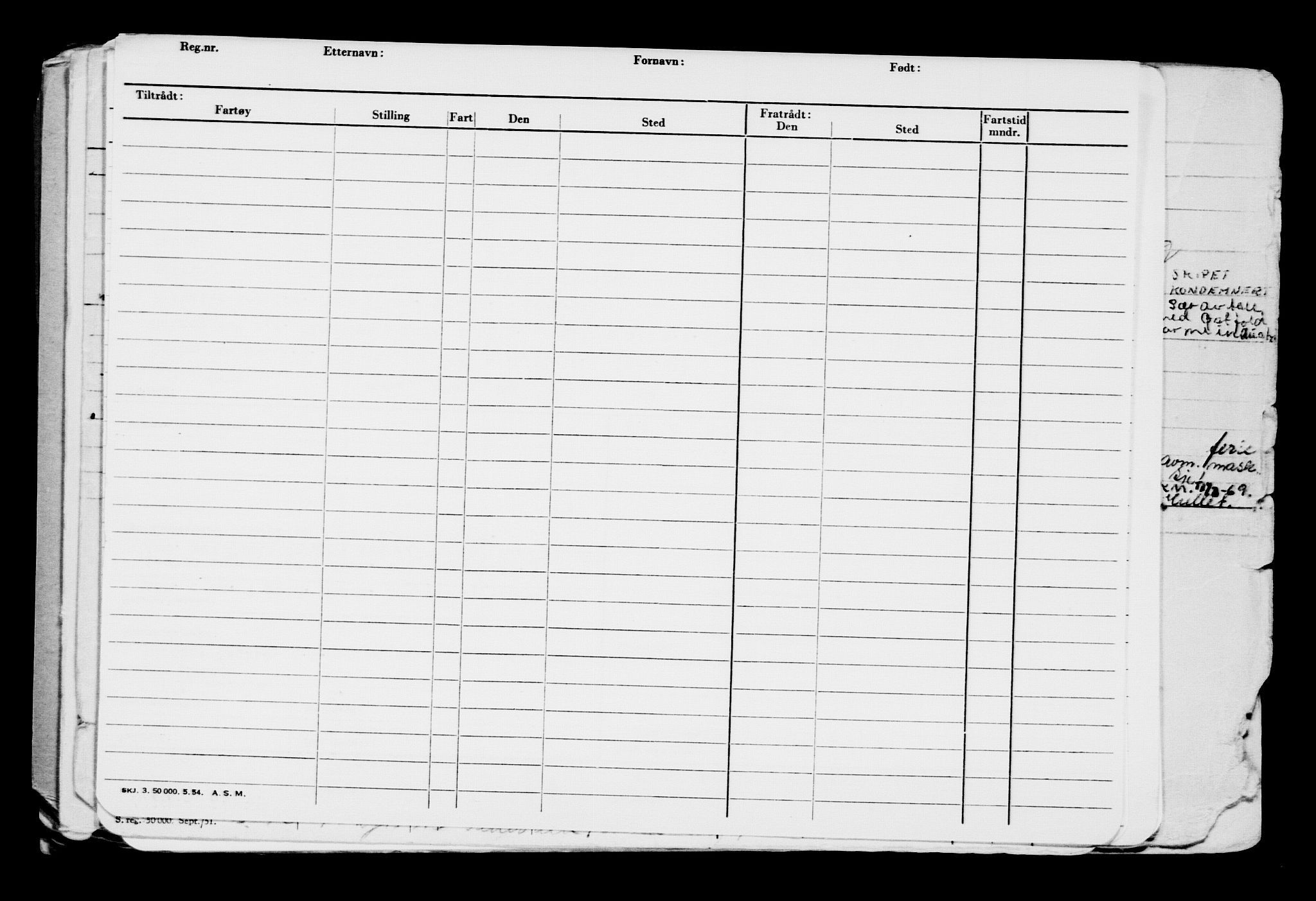 Direktoratet for sjømenn, AV/RA-S-3545/G/Gb/L0094: Hovedkort, 1911, p. 204