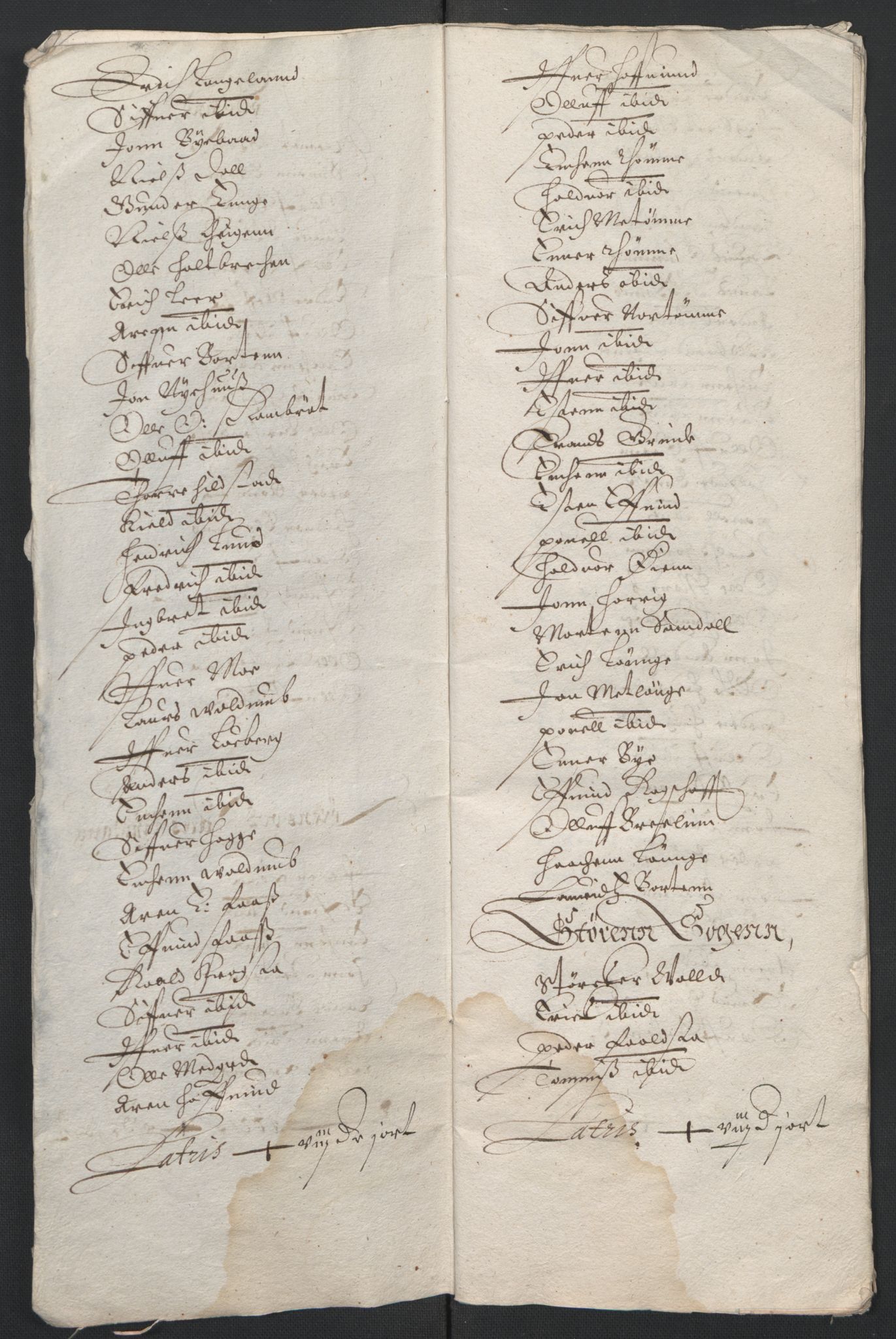 Rentekammeret inntil 1814, Reviderte regnskaper, Lensregnskaper, AV/RA-EA-5023/R/Rb/Rbw/L0080: Trondheim len, 1643-1644