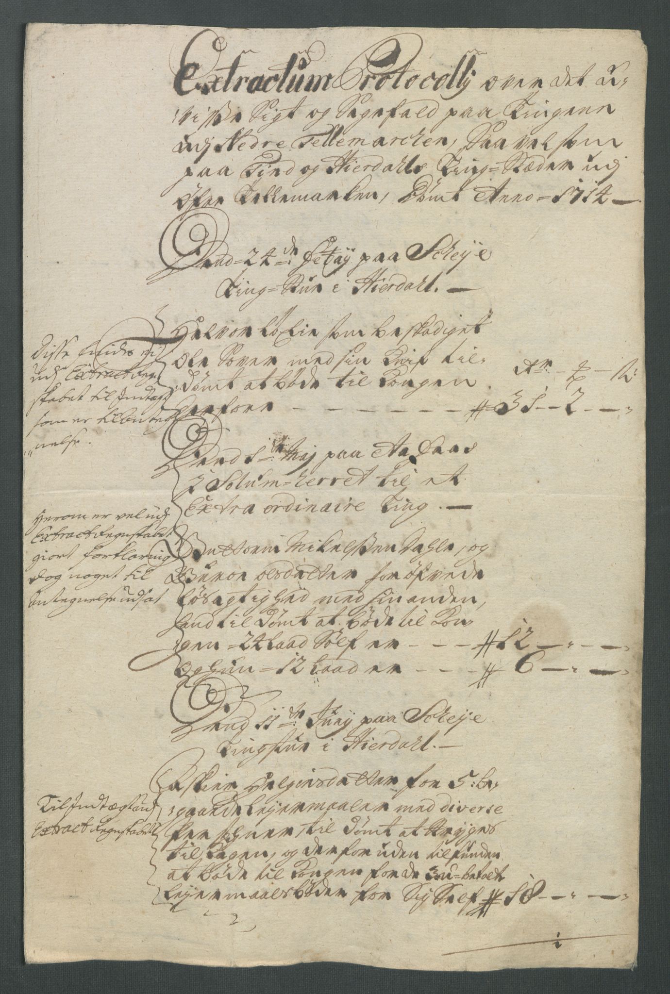 Rentekammeret inntil 1814, Reviderte regnskaper, Fogderegnskap, AV/RA-EA-4092/R36/L2126: Fogderegnskap Øvre og Nedre Telemark og Bamble, 1714, p. 174