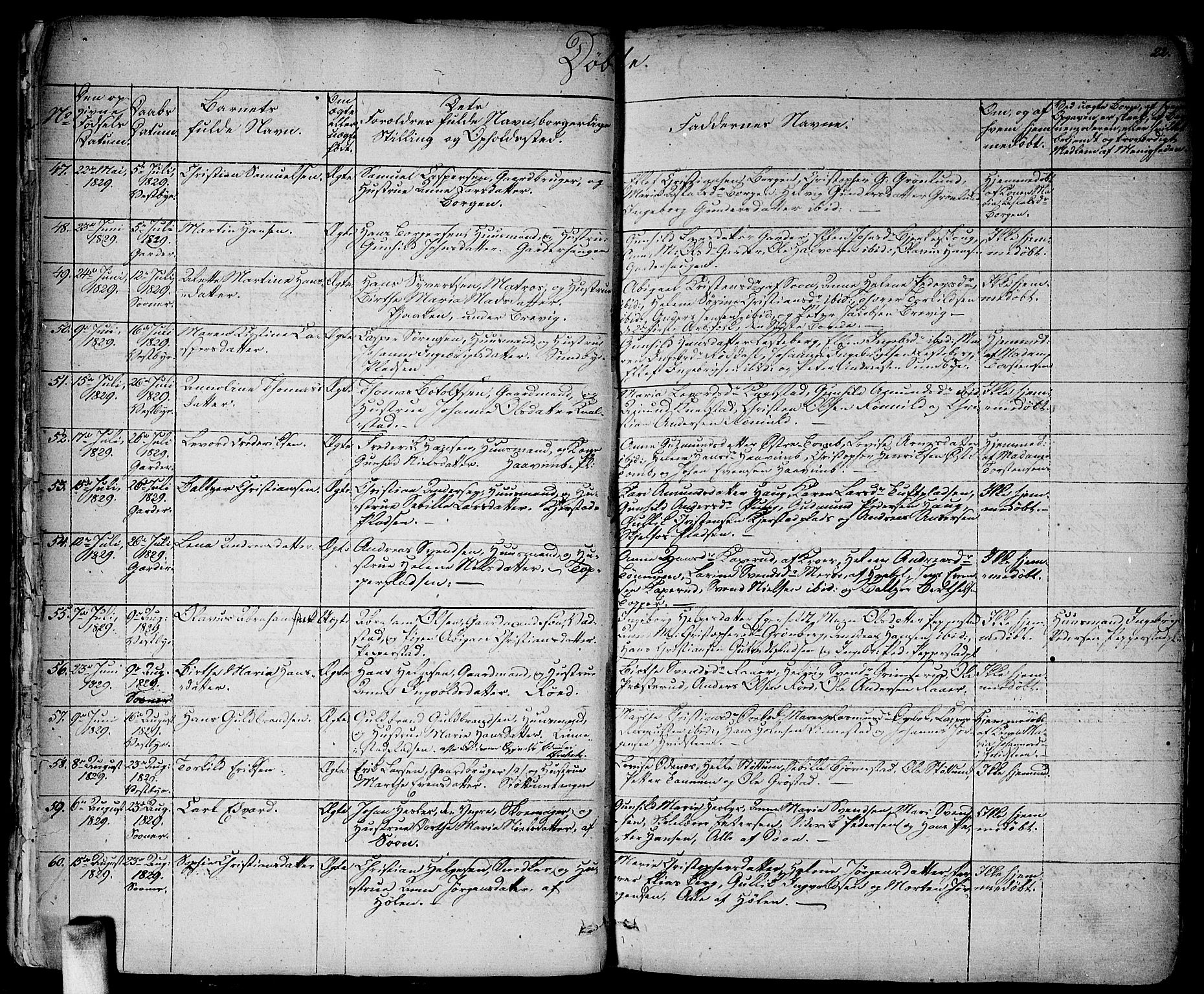 Vestby prestekontor Kirkebøker, AV/SAO-A-10893/F/Fa/L0006: Parish register (official) no. I 6, 1827-1849, p. 22