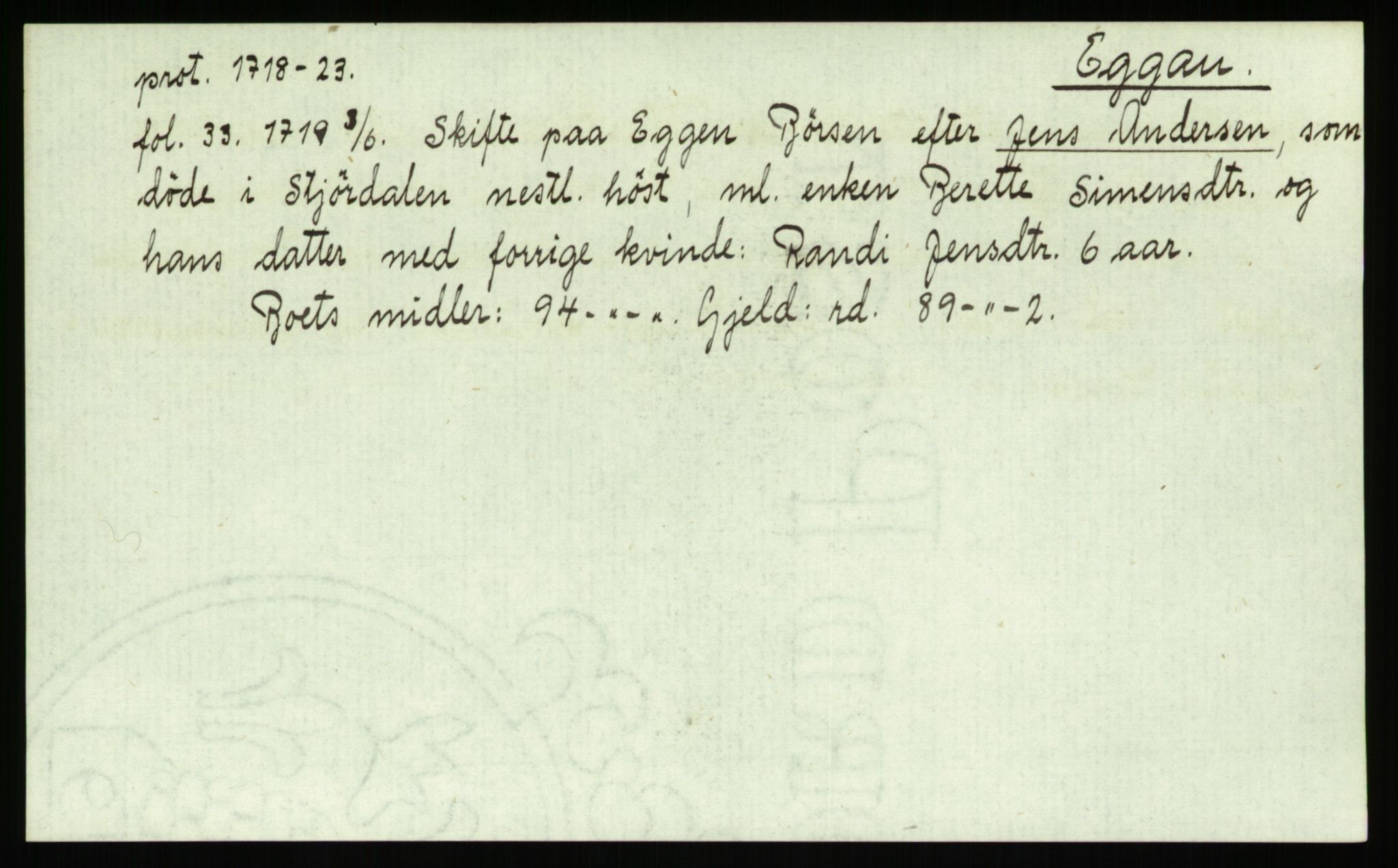 Strinda og Selbu sorenskriveri, AV/SAT-A-0015/3, 1700-1766, p. 229