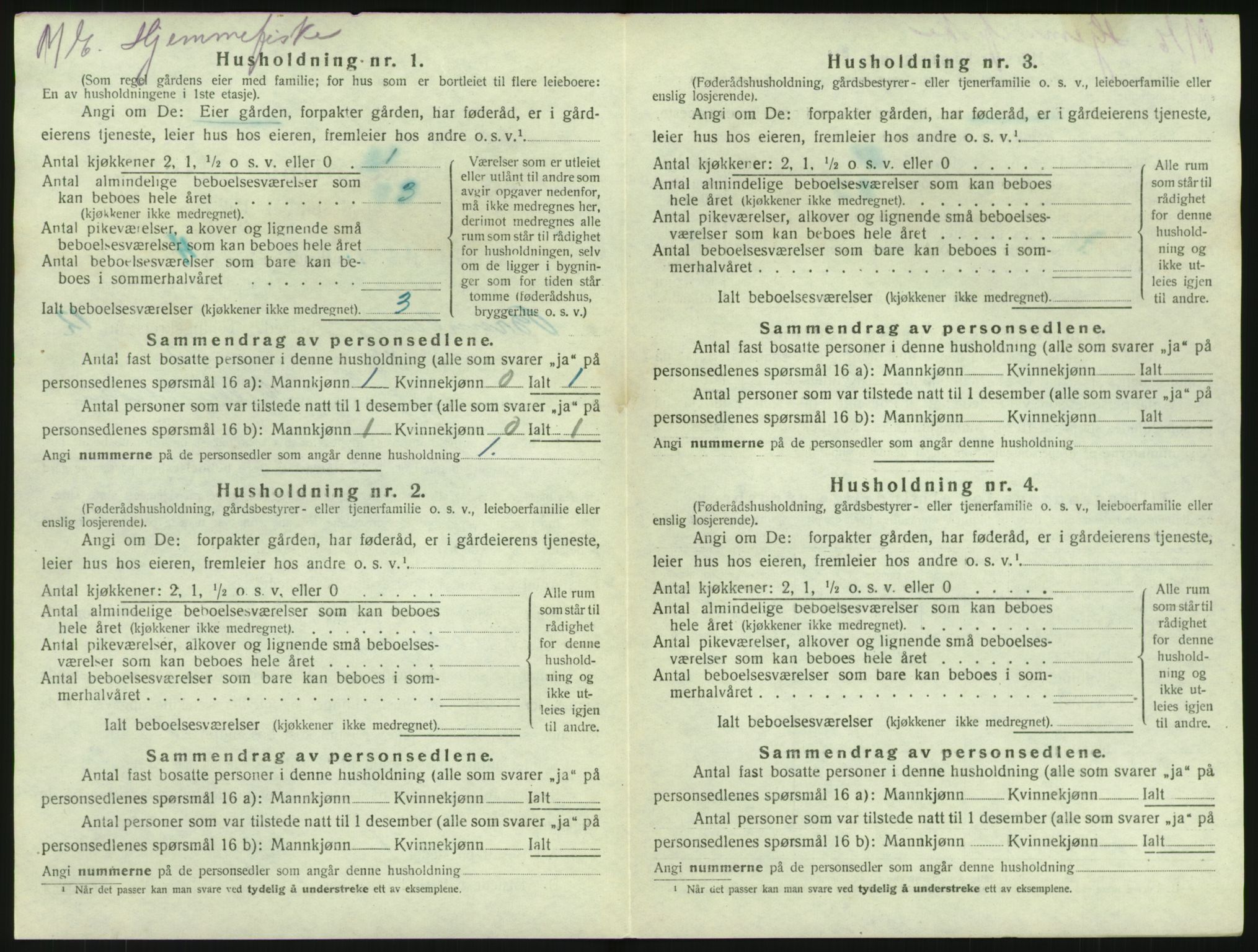 SAKO, 1920 census for Brunlanes, 1920, p. 1702