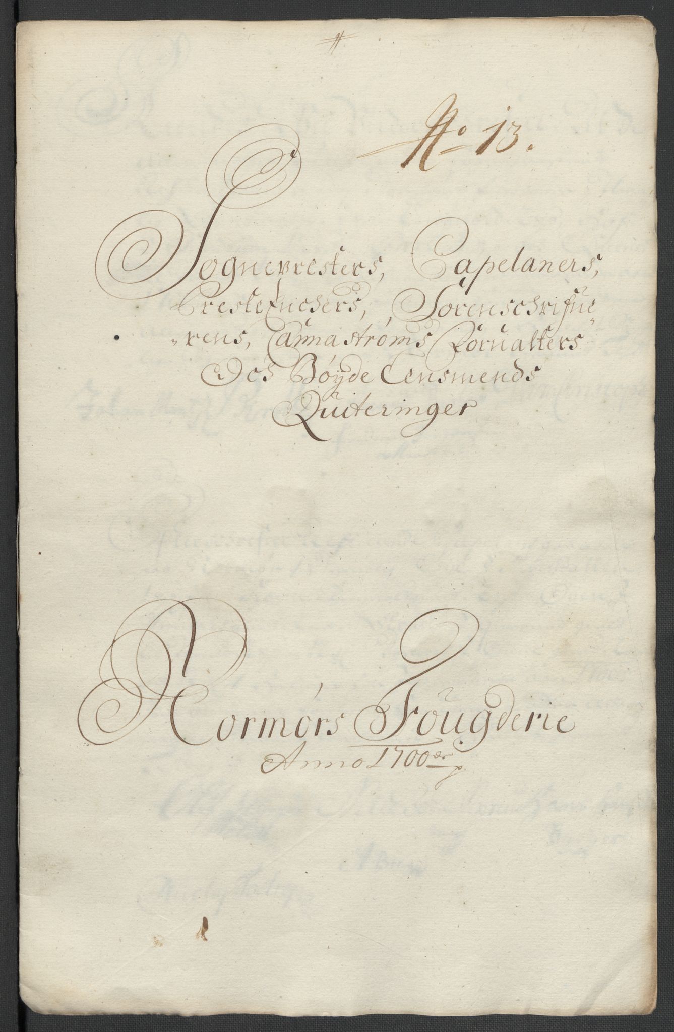 Rentekammeret inntil 1814, Reviderte regnskaper, Fogderegnskap, RA/EA-4092/R56/L3739: Fogderegnskap Nordmøre, 1700-1702, p. 110