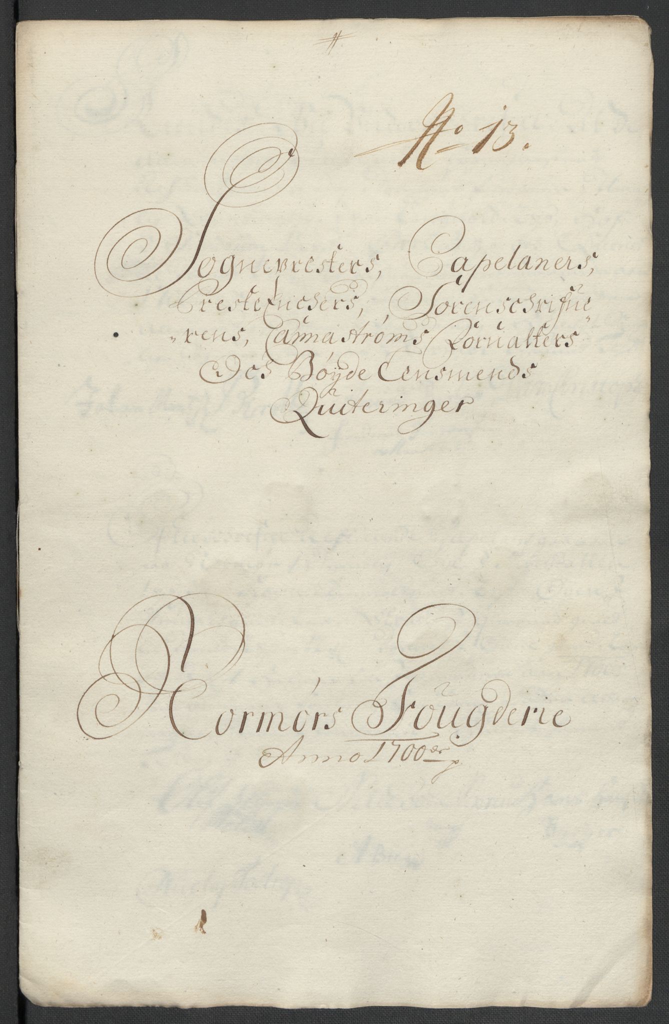 Rentekammeret inntil 1814, Reviderte regnskaper, Fogderegnskap, AV/RA-EA-4092/R56/L3739: Fogderegnskap Nordmøre, 1700-1702, p. 110