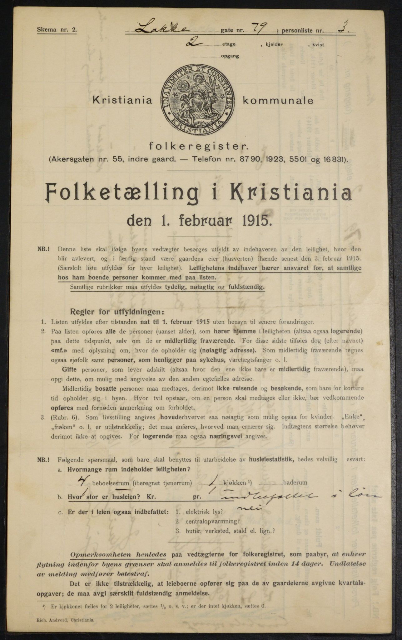 OBA, Municipal Census 1915 for Kristiania, 1915, p. 55773