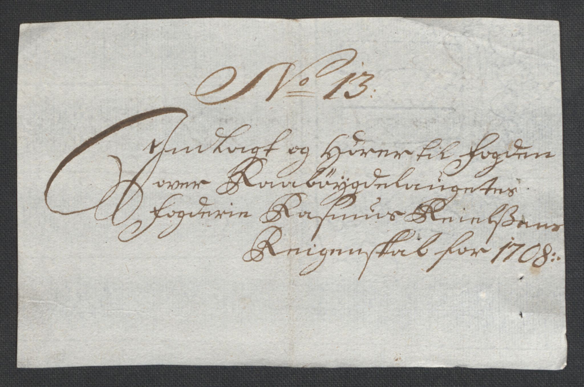 Rentekammeret inntil 1814, Reviderte regnskaper, Fogderegnskap, AV/RA-EA-4092/R40/L2448: Fogderegnskap Råbyggelag, 1706-1708, p. 354