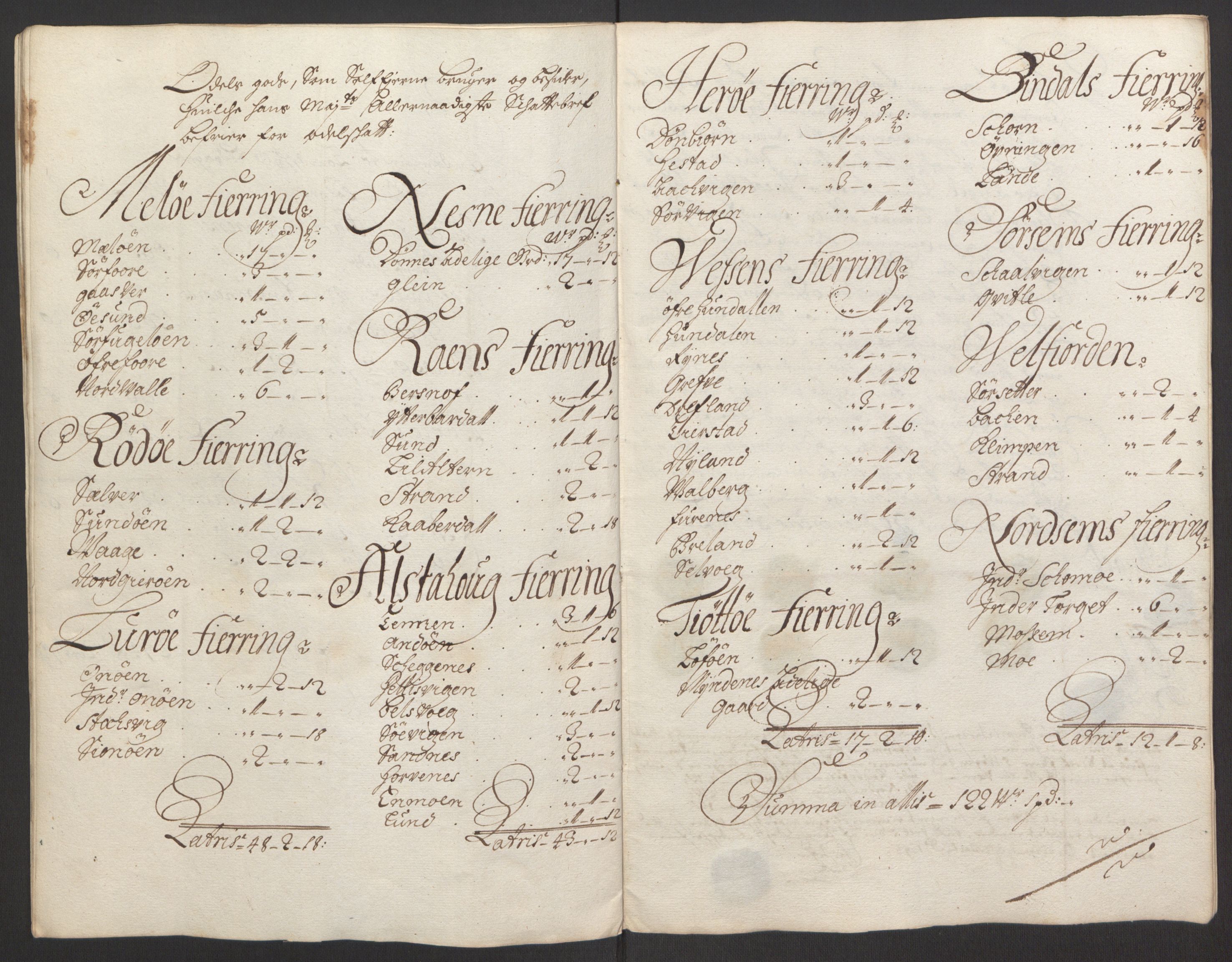 Rentekammeret inntil 1814, Reviderte regnskaper, Fogderegnskap, RA/EA-4092/R65/L4505: Fogderegnskap Helgeland, 1693-1696, p. 373
