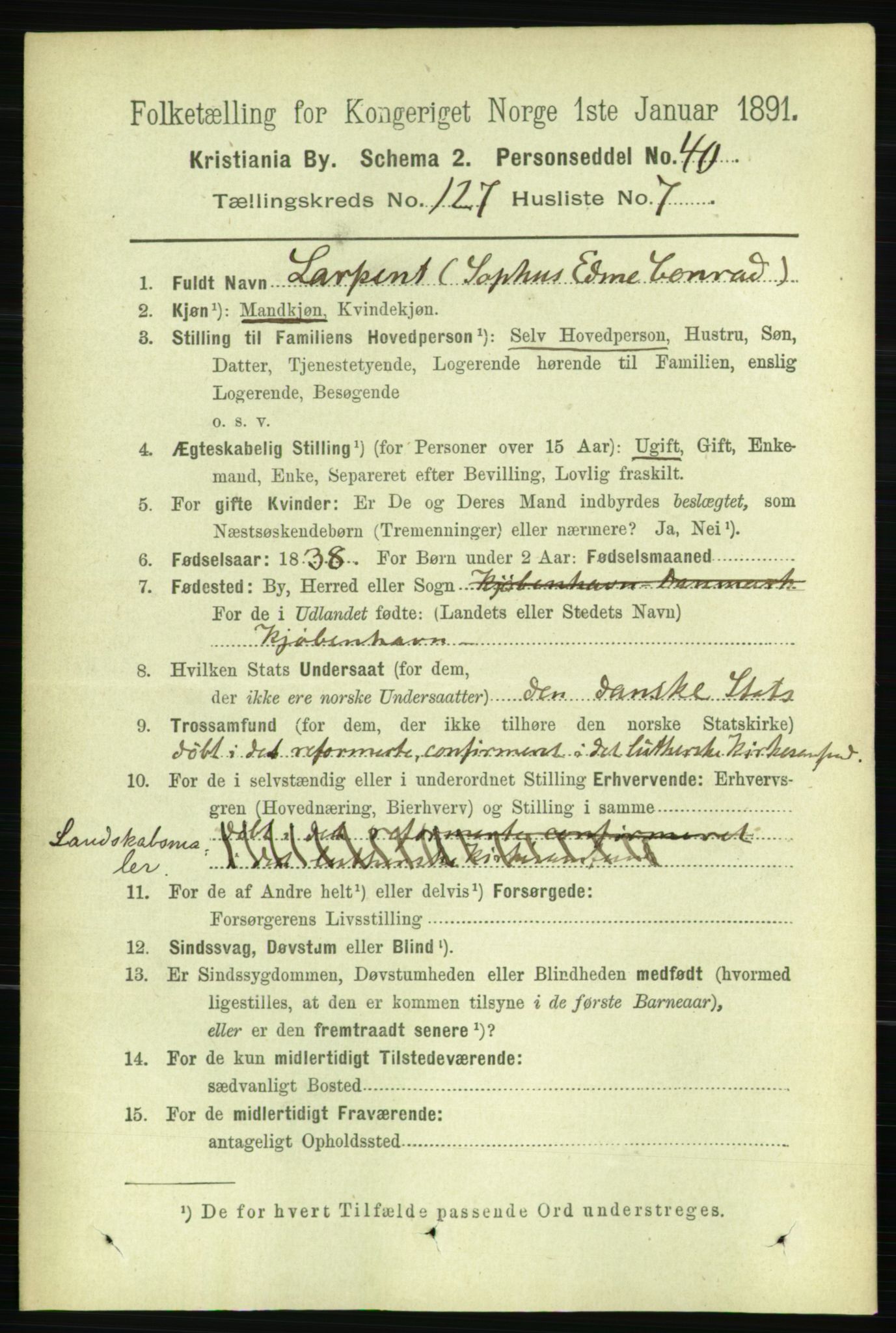 RA, 1891 census for 0301 Kristiania, 1891, p. 68094