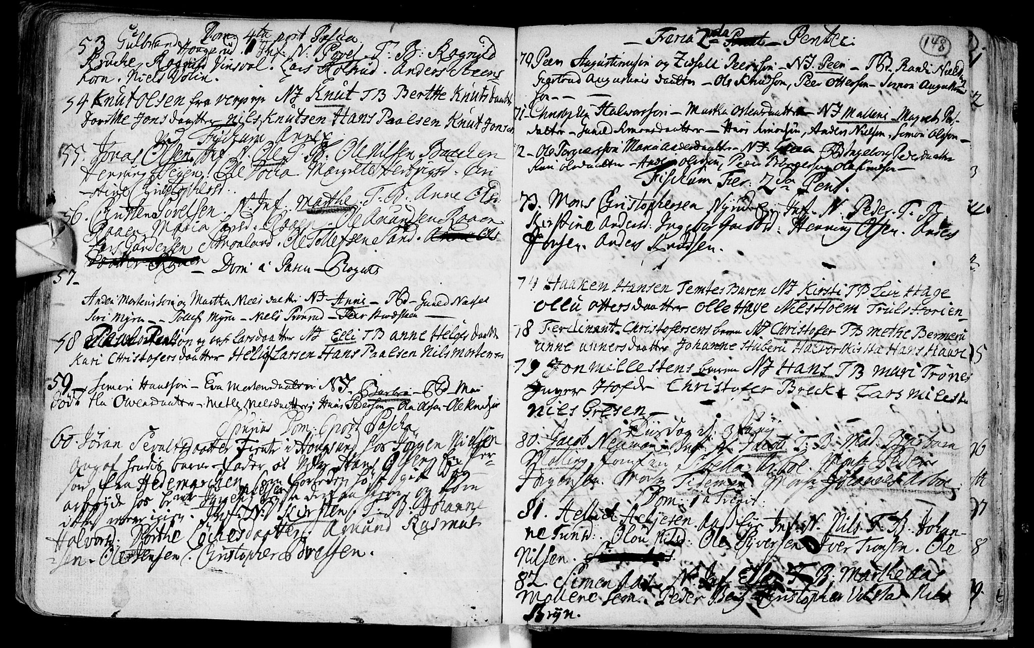 Eiker kirkebøker, SAKO/A-4/F/Fa/L0003: Parish register (official) no. I 3, 1724-1753, p. 148