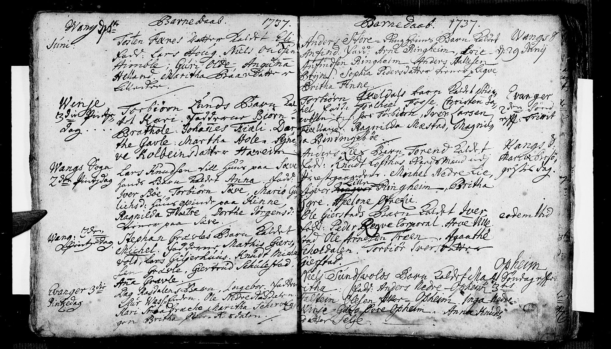 Voss sokneprestembete, AV/SAB-A-79001/H/Haa: Parish register (official) no. A 5, 1736-1743, p. 31