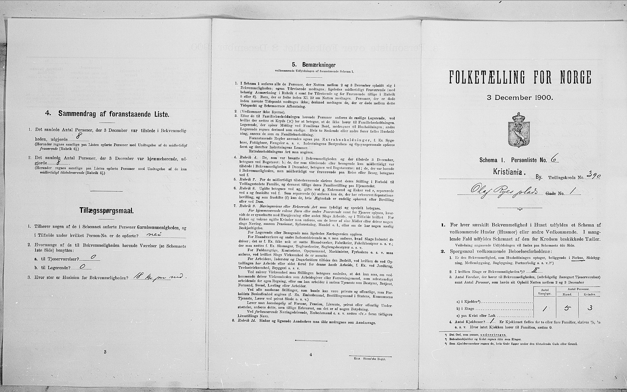 SAO, 1900 census for Kristiania, 1900, p. 67850