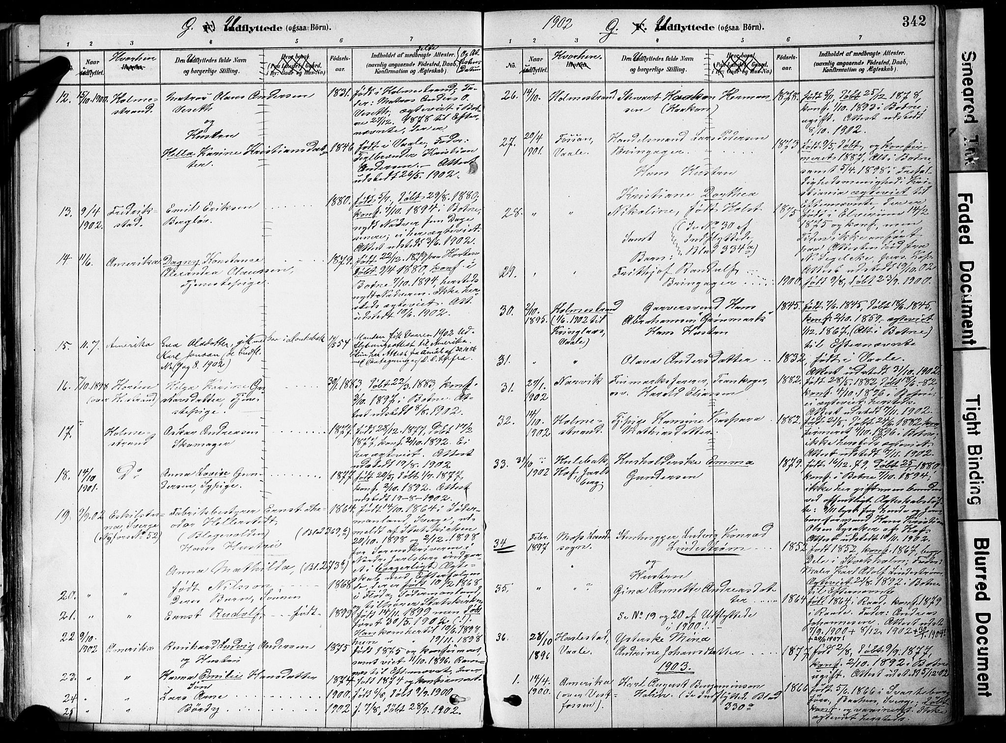 Botne kirkebøker, SAKO/A-340/F/Fa/L0007: Parish register (official) no. I 7, 1878-1910, p. 342