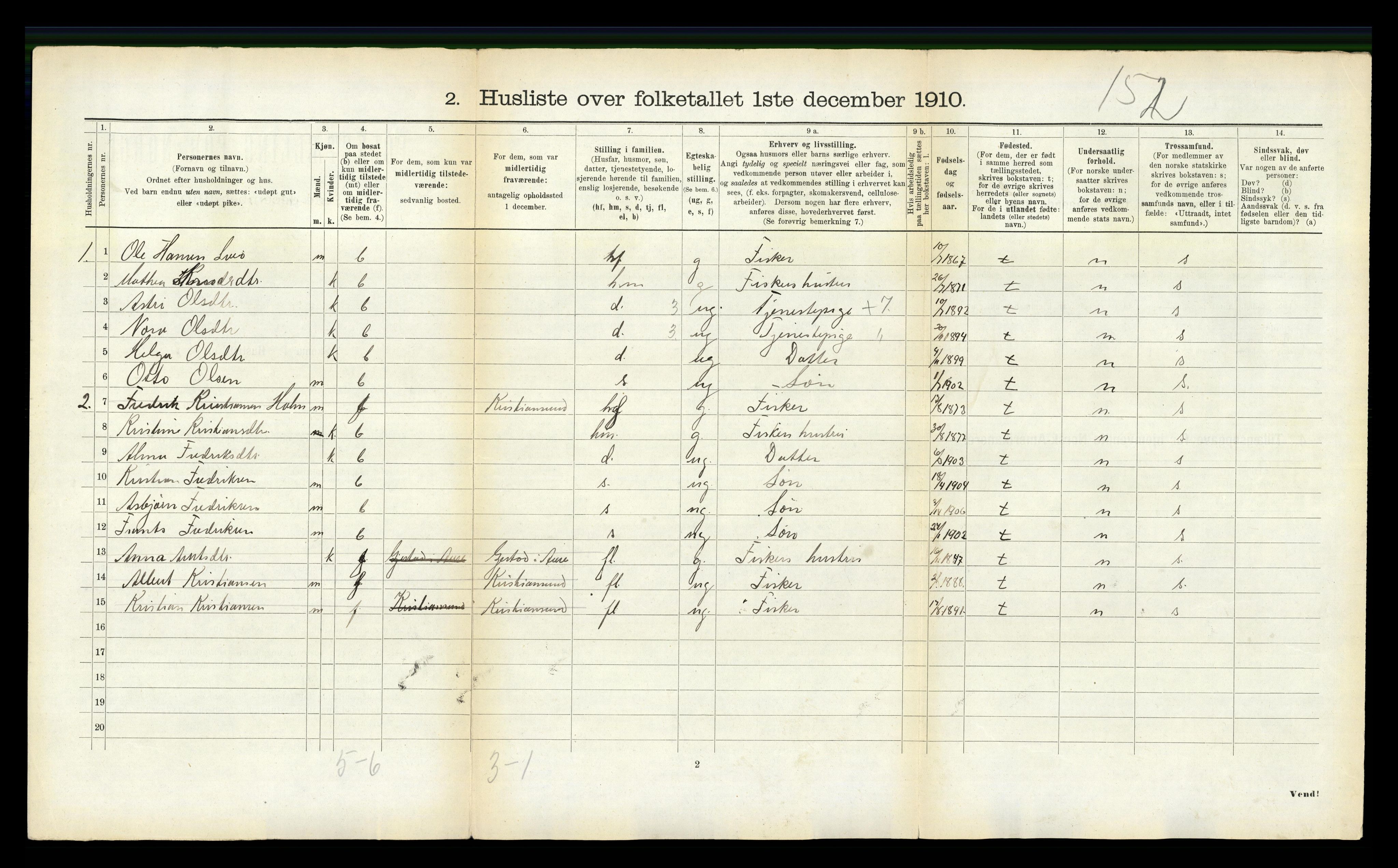 RA, 1910 census for Edøy, 1910, p. 103