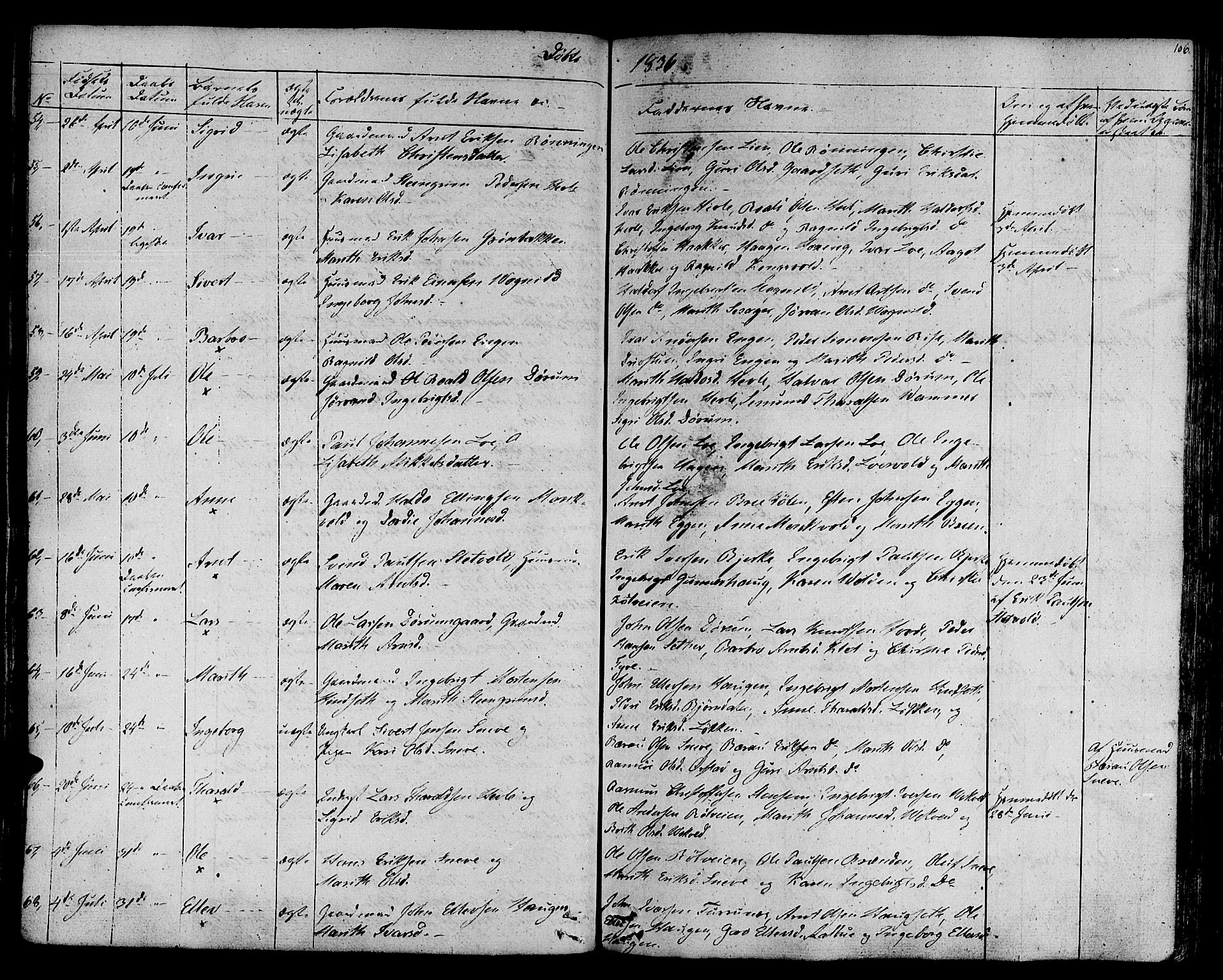 Ministerialprotokoller, klokkerbøker og fødselsregistre - Sør-Trøndelag, SAT/A-1456/678/L0897: Parish register (official) no. 678A06-07, 1821-1847, p. 106