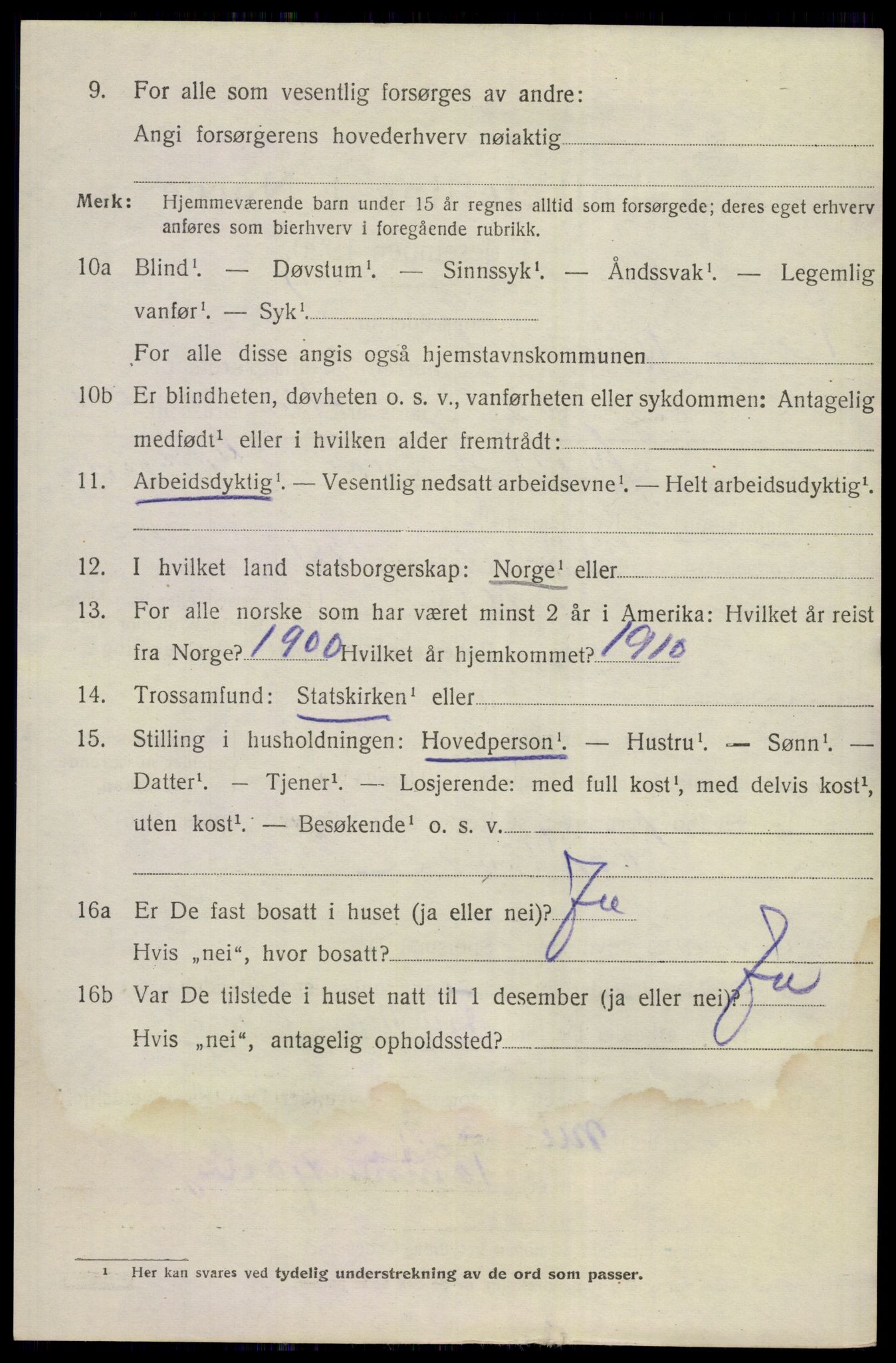 SAKO, 1920 census for Nes (Buskerud), 1920, p. 3045