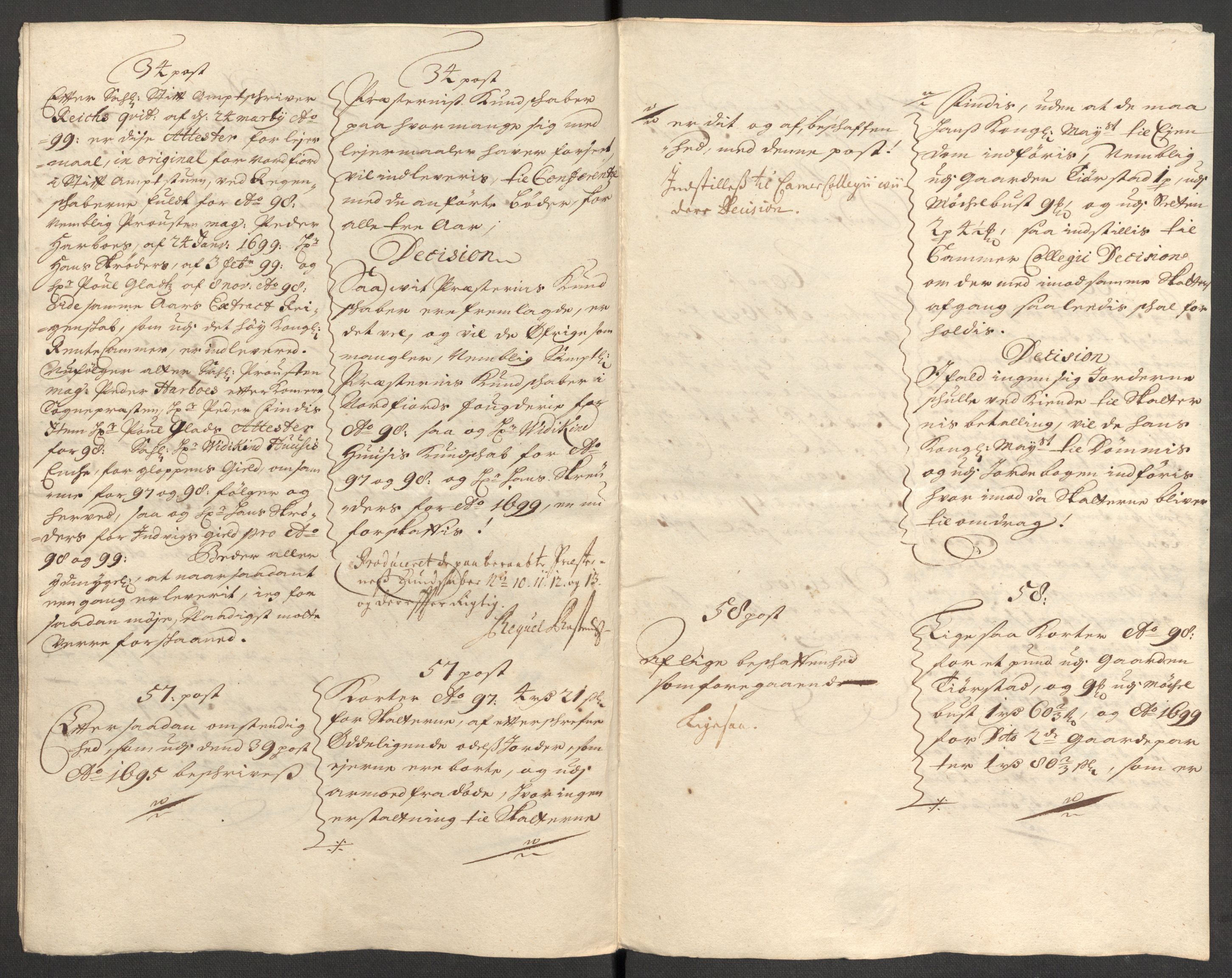 Rentekammeret inntil 1814, Reviderte regnskaper, Fogderegnskap, RA/EA-4092/R53/L3424: Fogderegnskap Sunn- og Nordfjord, 1699, p. 548
