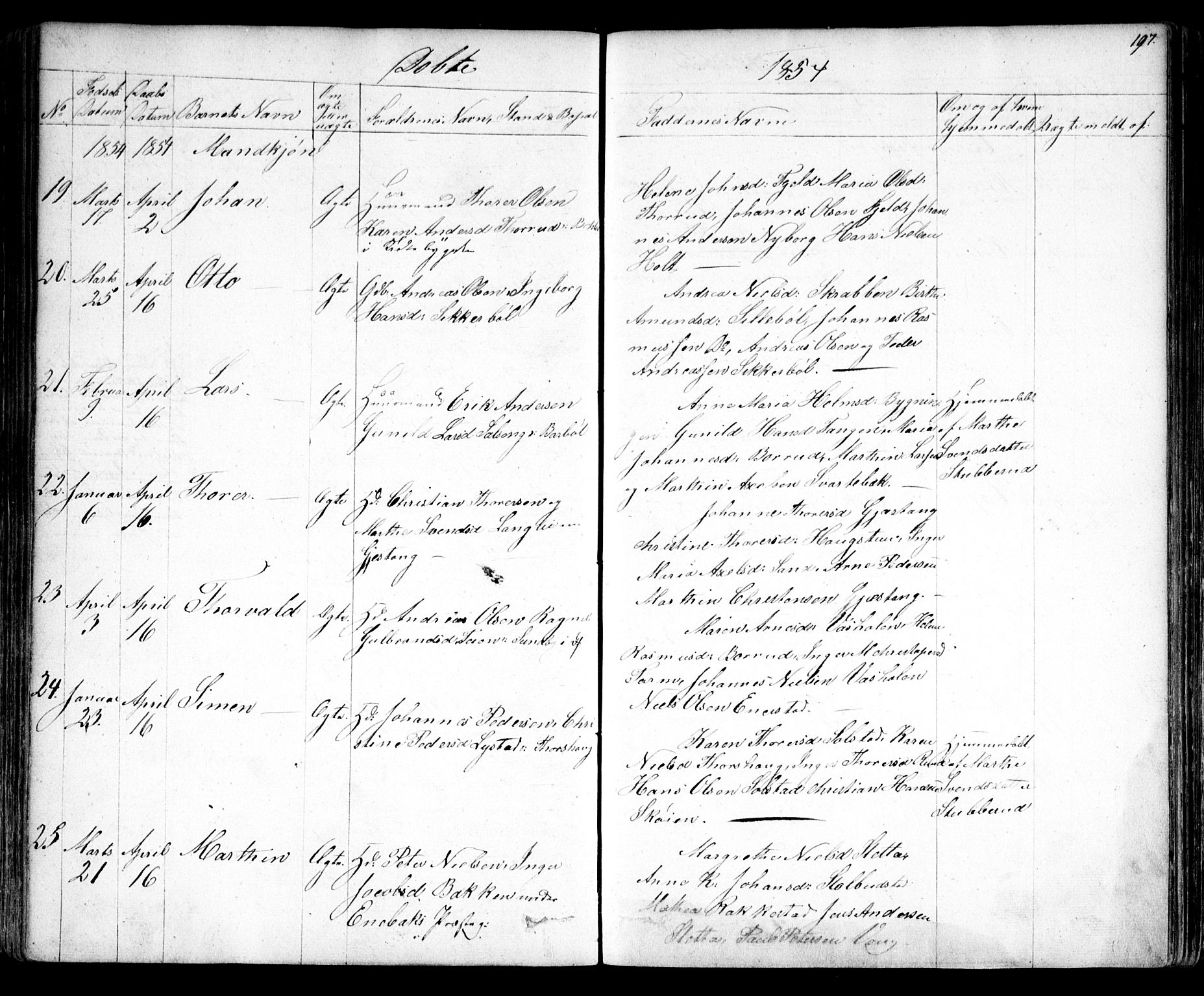 Enebakk prestekontor Kirkebøker, AV/SAO-A-10171c/F/Fa/L0009: Parish register (official) no. I 9, 1832-1861, p. 197