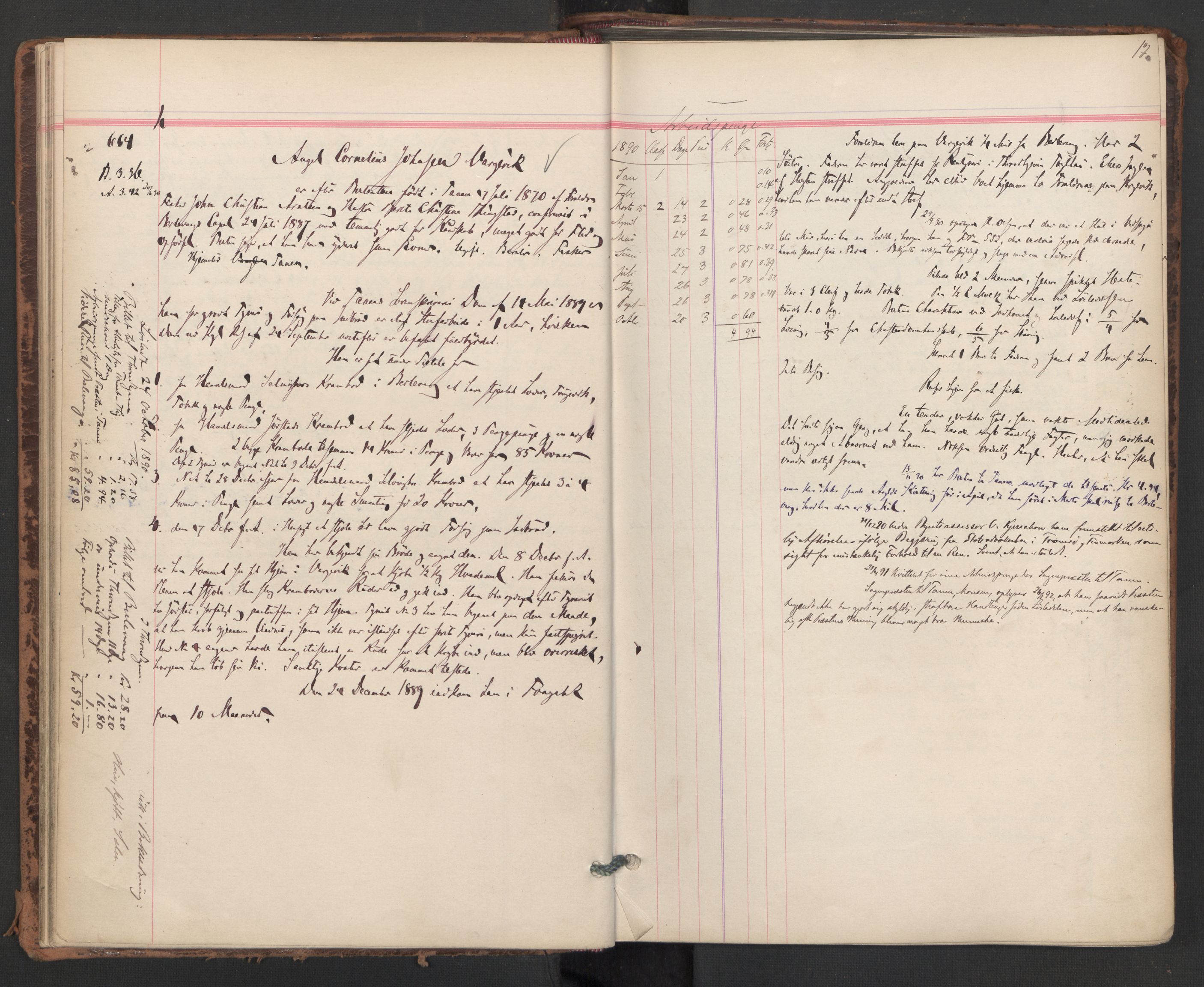 Botsfengslet, AV/RA-S-1539/D/Db/Dbb/L0026: 648h - 930h, 1889-1891, p. 17