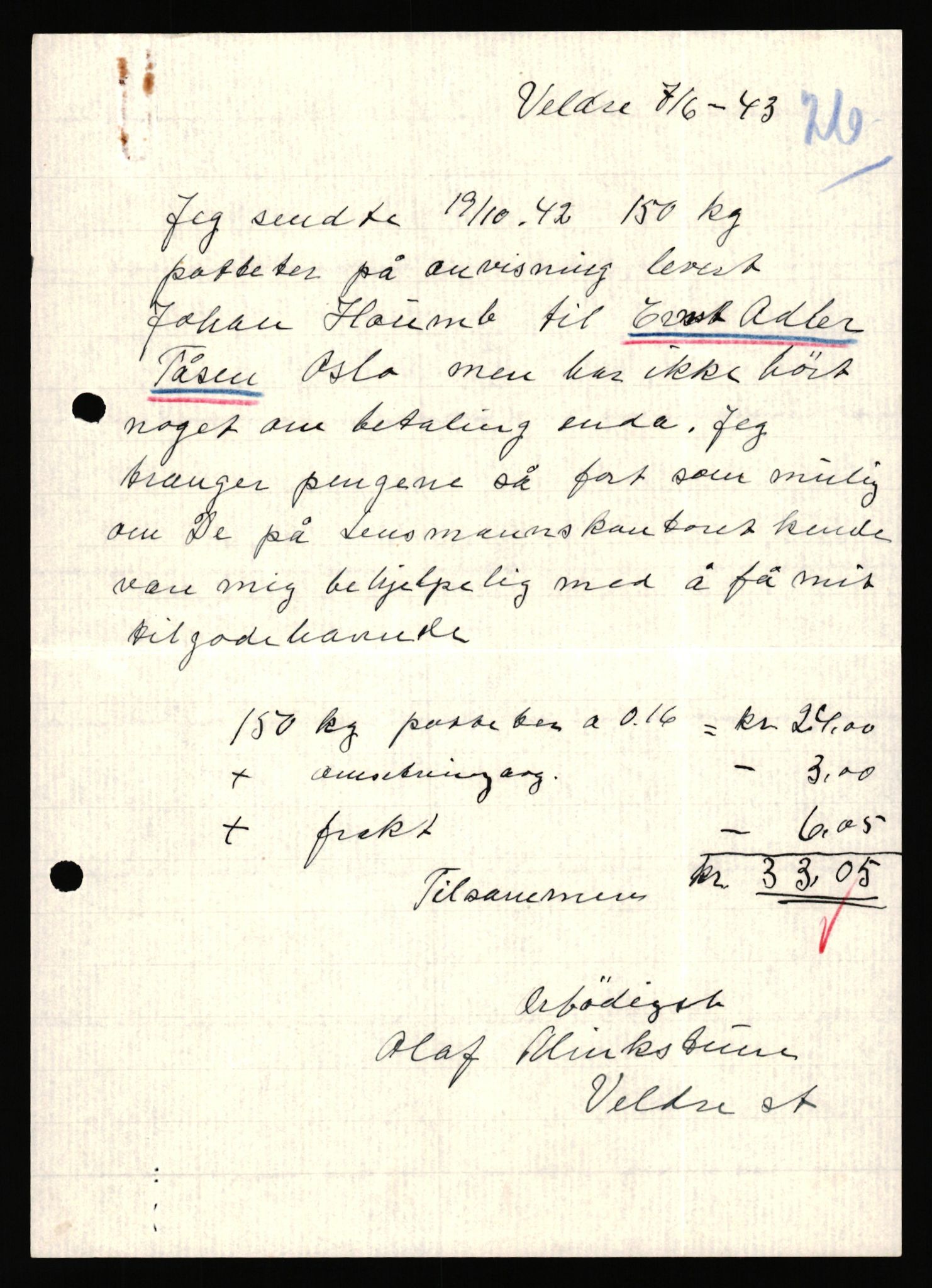 Justisdepartementet, Tilbakeføringskontoret for inndratte formuer, AV/RA-S-1564/H/Hc/Hcc/L0917: --, 1945-1947, p. 57