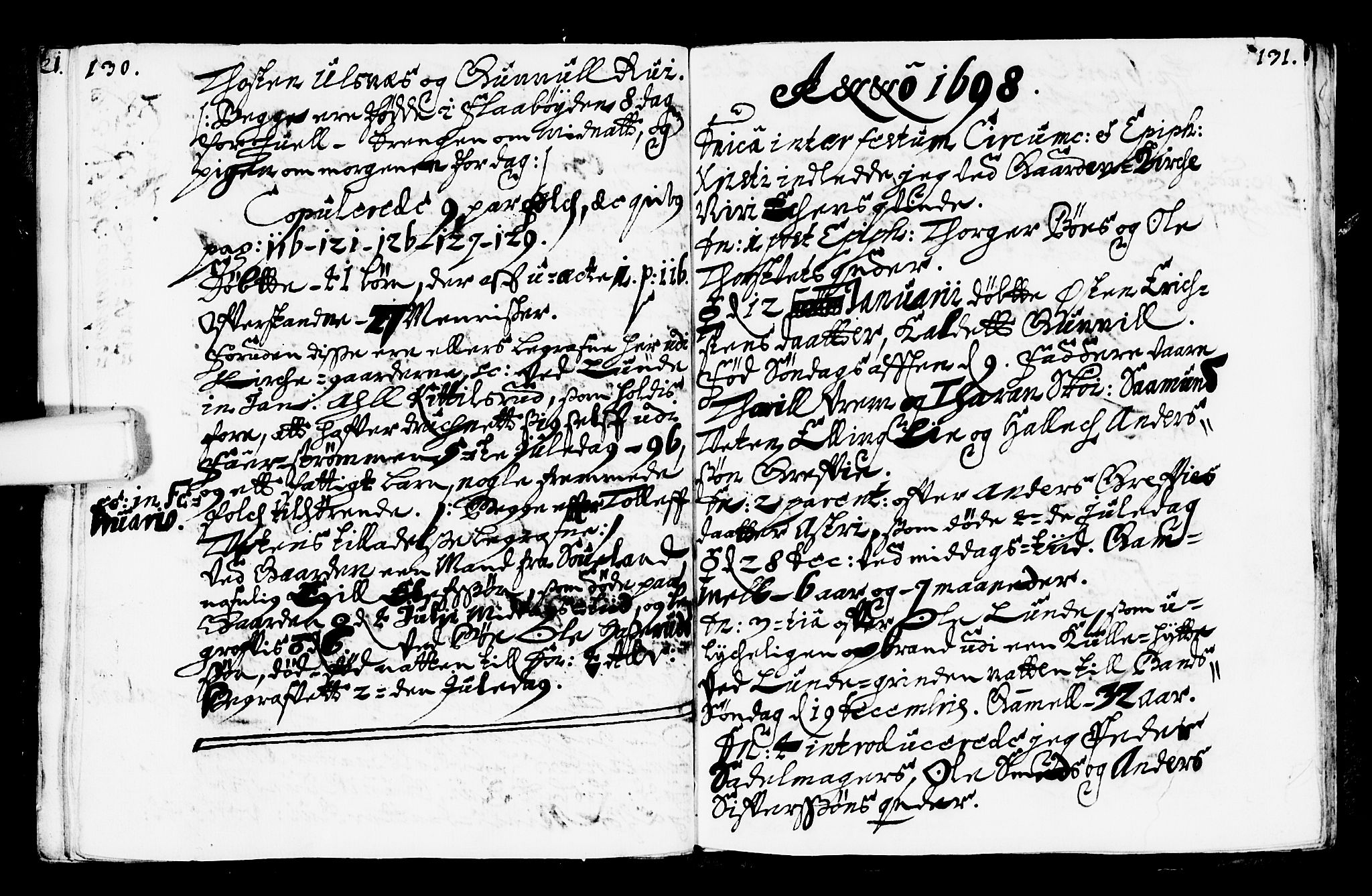 Bø kirkebøker, SAKO/A-257/F/Fa/L0001: Parish register (official) no. 1, 1689-1699, p. 130-131