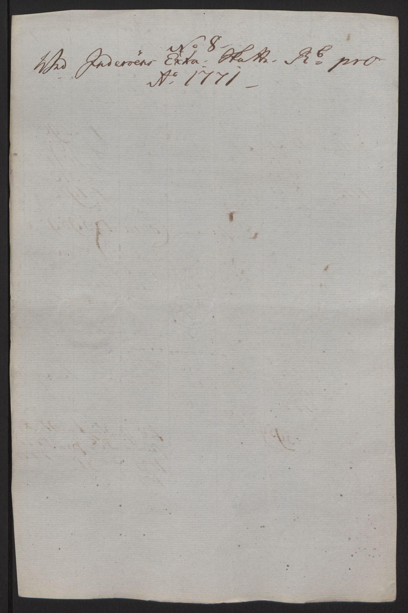 Rentekammeret inntil 1814, Reviderte regnskaper, Fogderegnskap, RA/EA-4092/R63/L4420: Ekstraskatten Inderøy, 1762-1772, p. 439