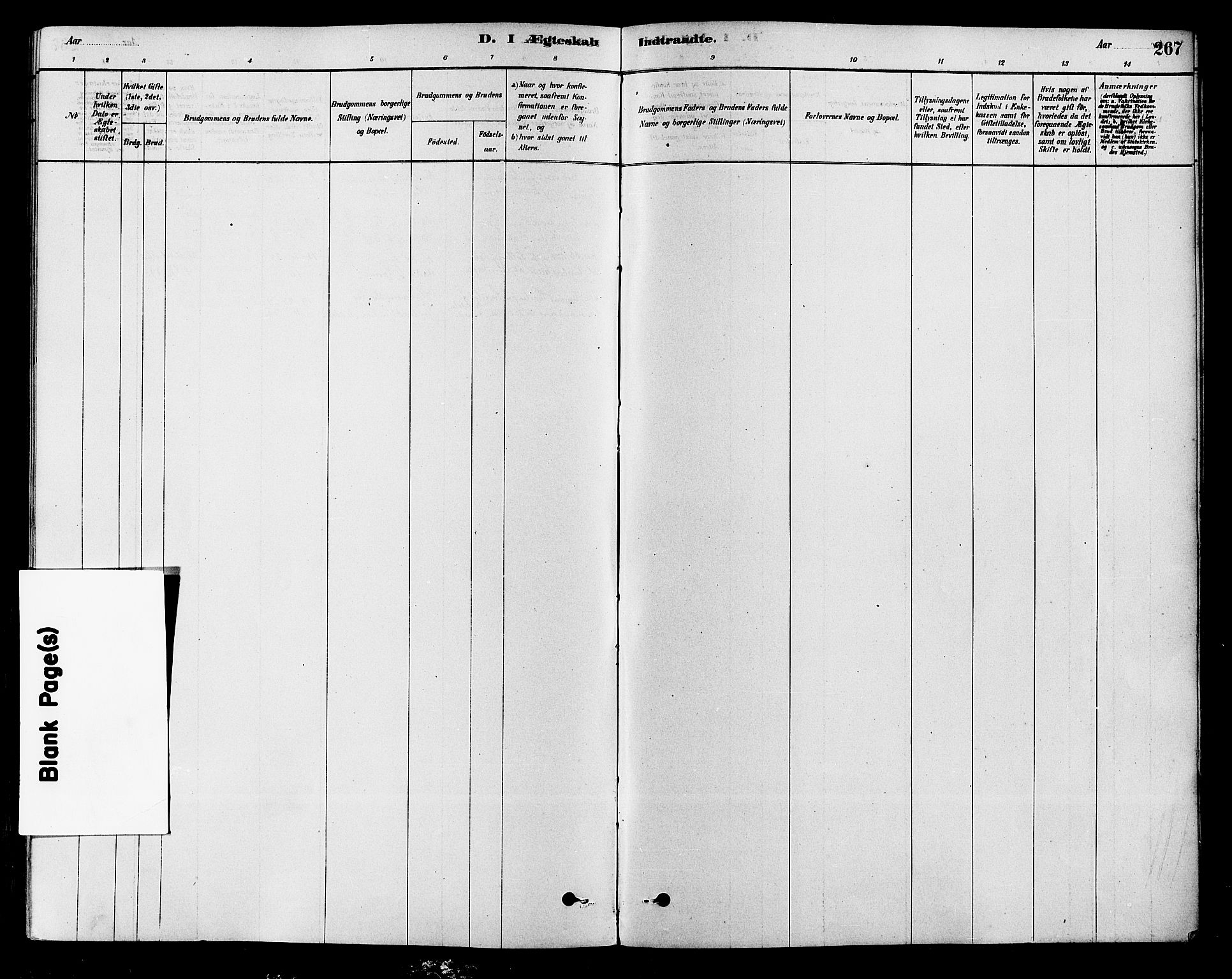 Modum kirkebøker, AV/SAKO-A-234/F/Fa/L0015: Parish register (official) no. 15 /2, 1877-1889, p. 267