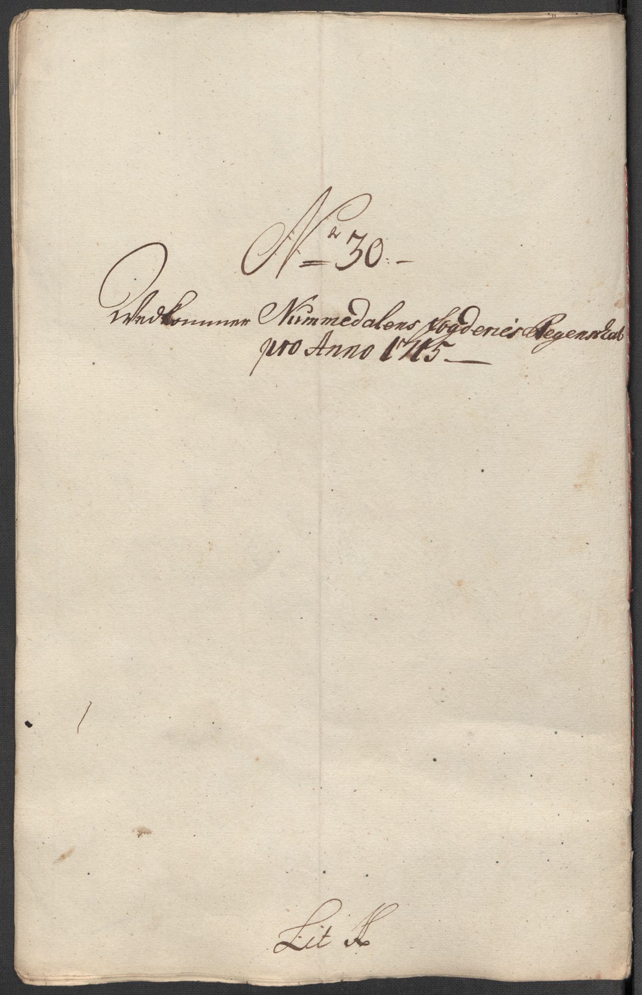 Rentekammeret inntil 1814, Reviderte regnskaper, Fogderegnskap, AV/RA-EA-4092/R64/L4436: Fogderegnskap Namdal, 1715, p. 229