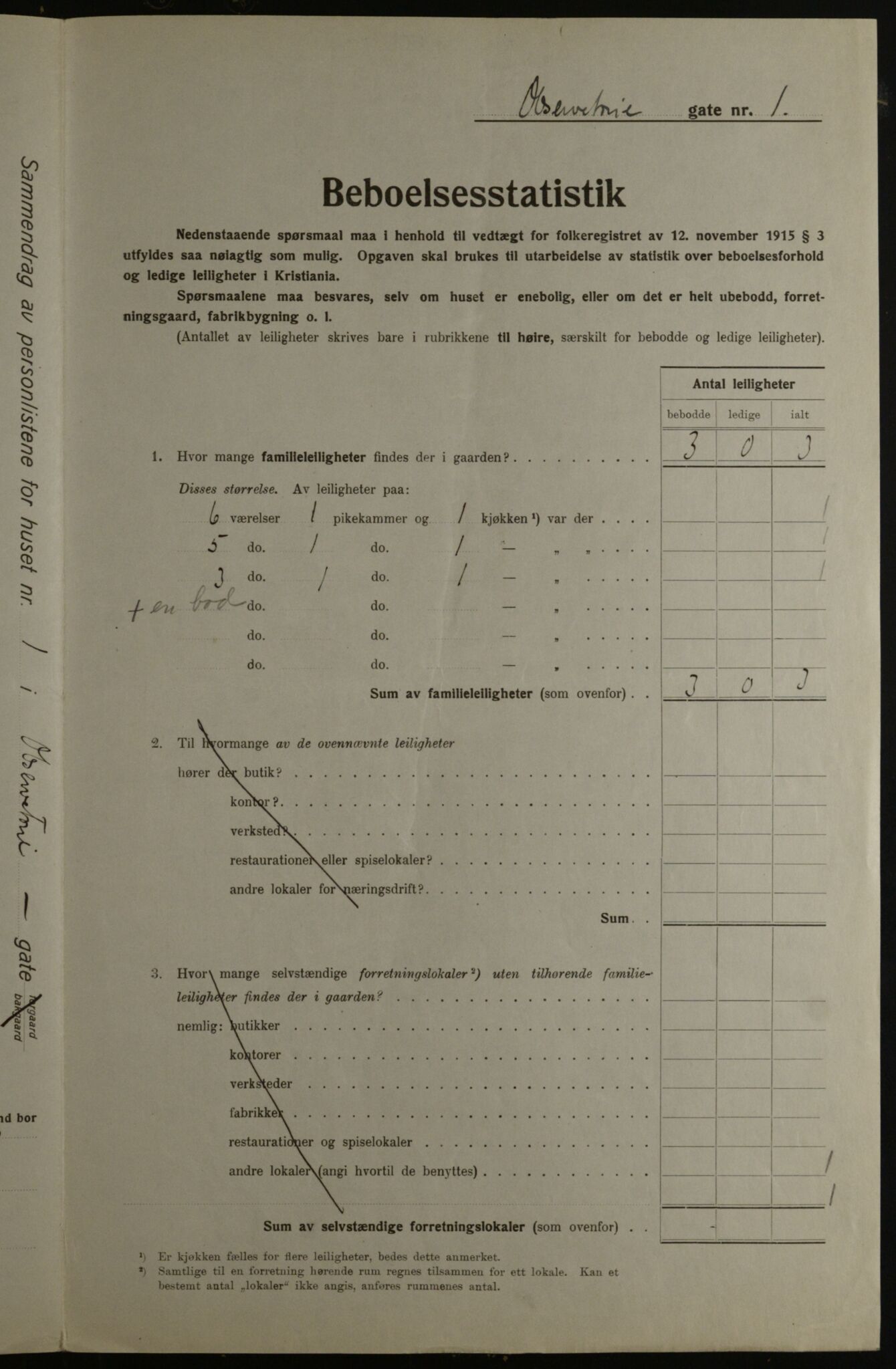 OBA, Municipal Census 1923 for Kristiania, 1923, p. 81411