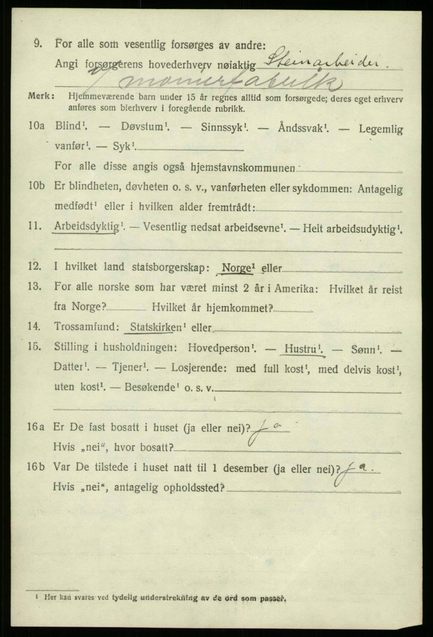 SAB, 1920 census for Fana, 1920, p. 4780