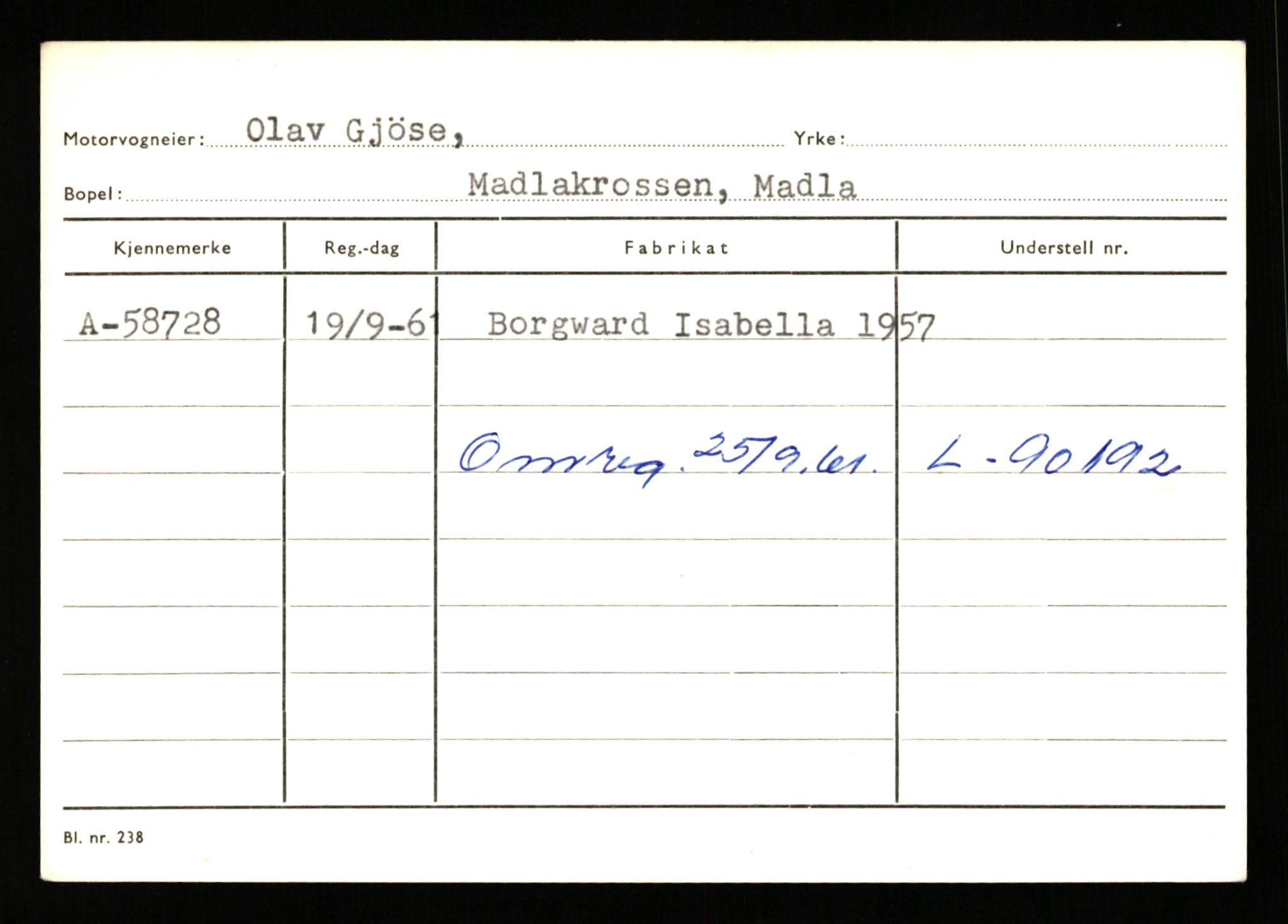 Stavanger trafikkstasjon, AV/SAST-A-101942/0/G/L0007: Registreringsnummer: 49019 - 67460, 1930-1971, p. 2107