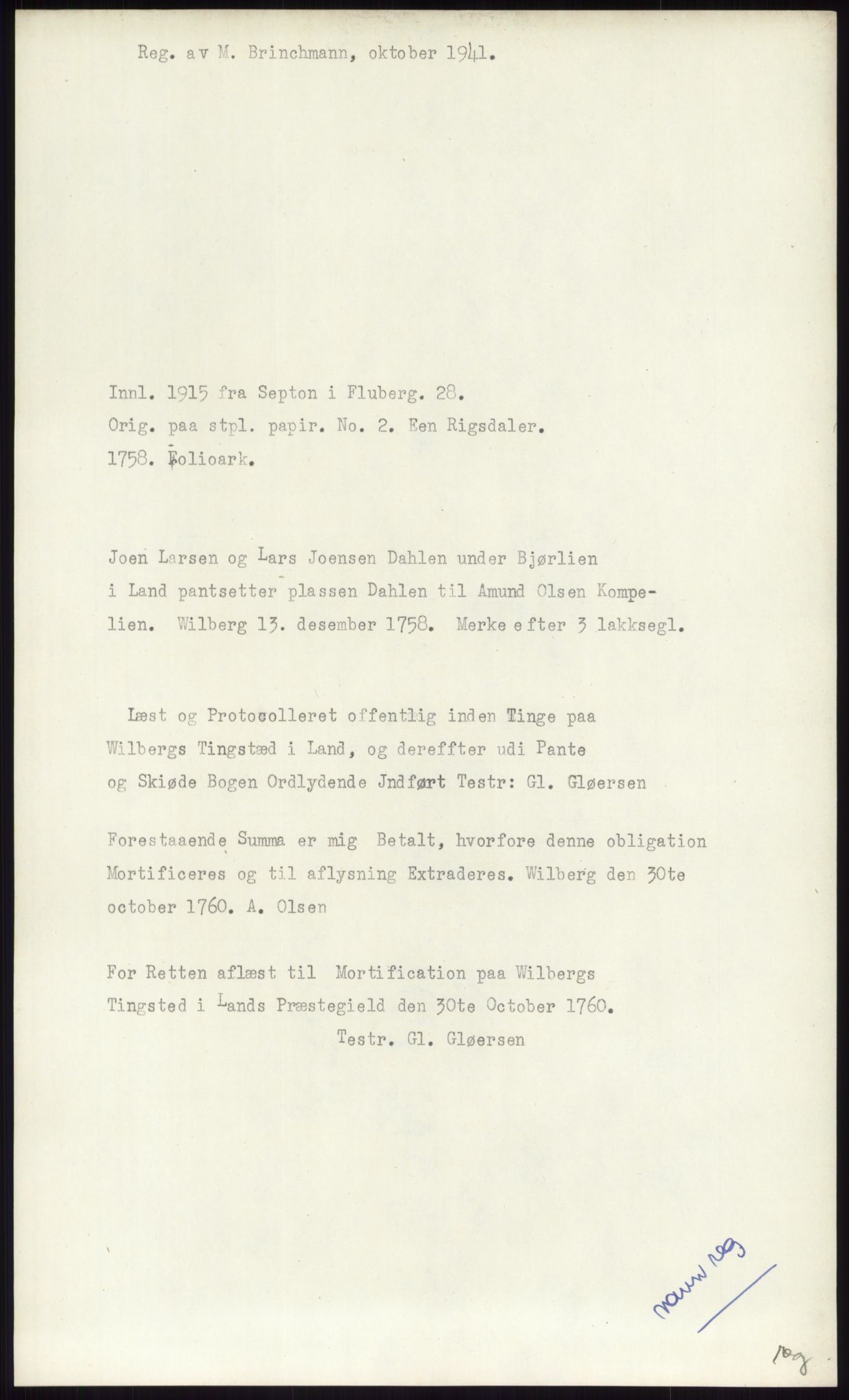 Samlinger til kildeutgivelse, Diplomavskriftsamlingen, RA/EA-4053/H/Ha, p. 3575