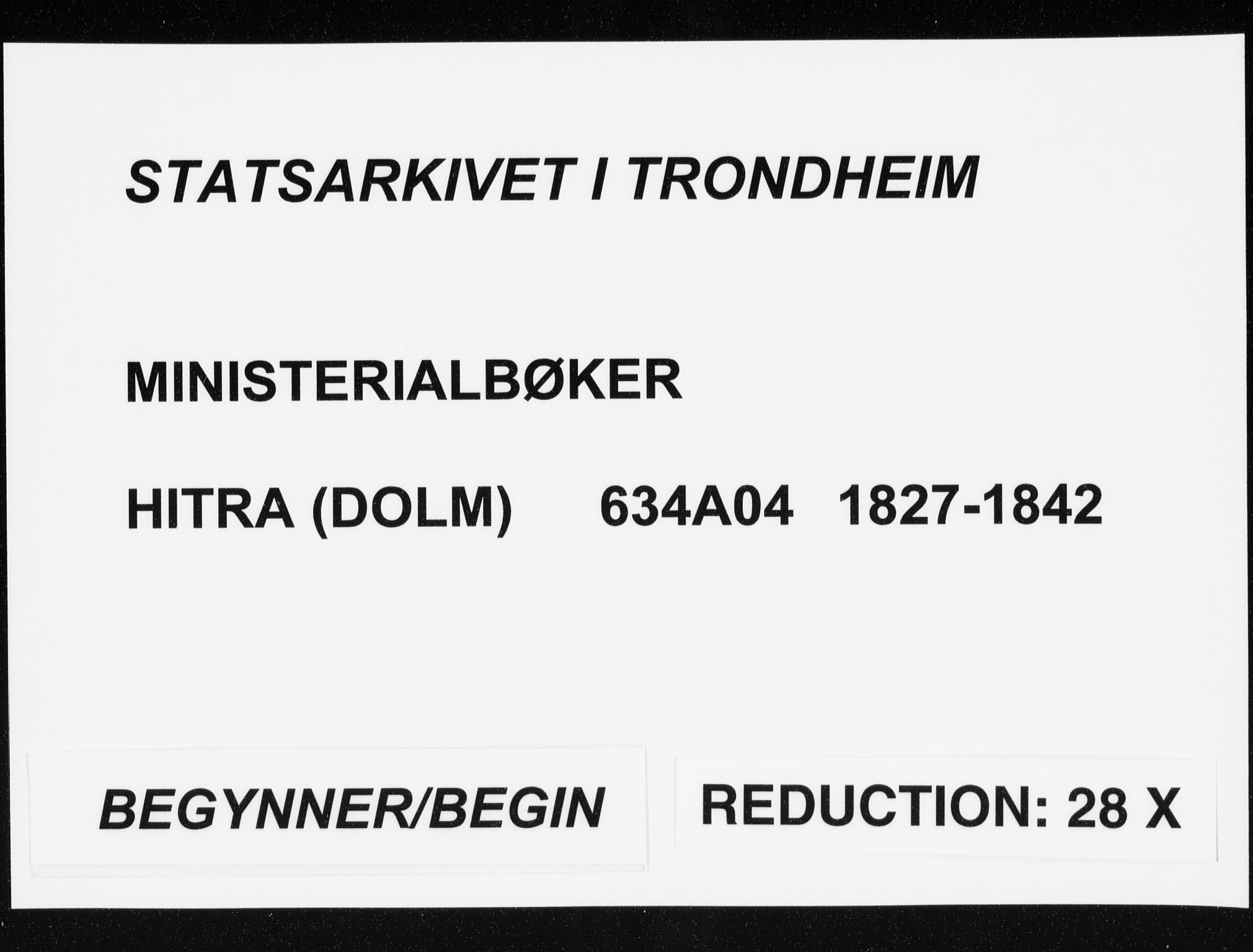 Ministerialprotokoller, klokkerbøker og fødselsregistre - Sør-Trøndelag, SAT/A-1456/634/L0528: Parish register (official) no. 634A04, 1827-1842