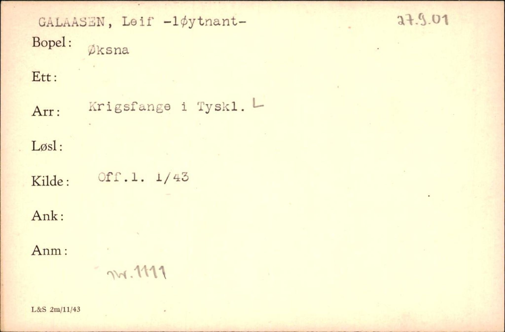 Forsvaret, Forsvarets krigshistoriske avdeling, AV/RA-RAFA-2017/Y/Yf/L0200: II-C-11-2102  -  Norske krigsfanger i Tyskland, 1940-1945, p. 294