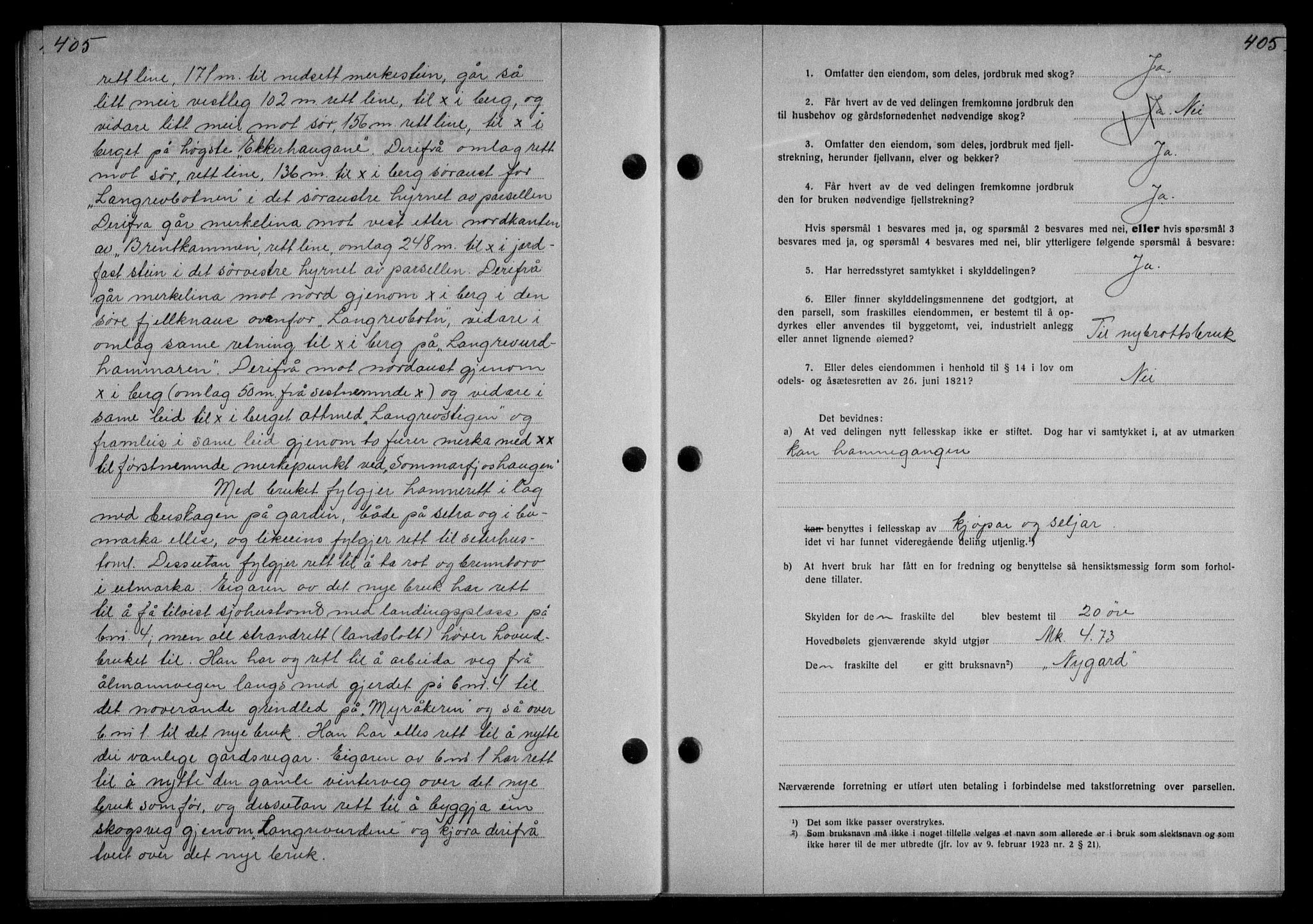 Nordmøre sorenskriveri, AV/SAT-A-4132/1/2/2Ca/L0087: Mortgage book no. 77, 1935-1936, Deed date: 23.03.1936