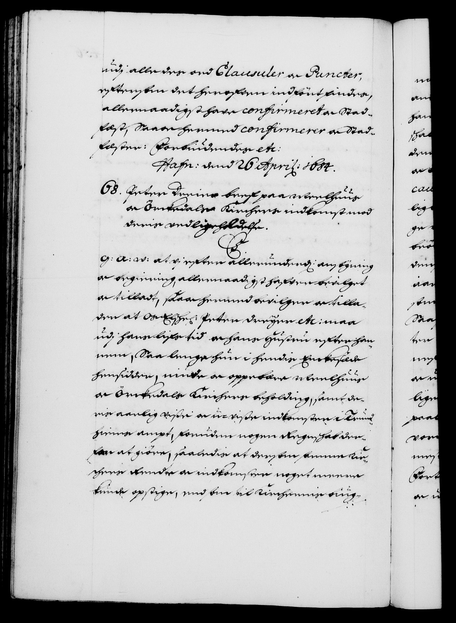 Danske Kanselli 1572-1799, RA/EA-3023/F/Fc/Fca/Fcaa/L0013: Norske registre (mikrofilm), 1681-1684, p. 456b