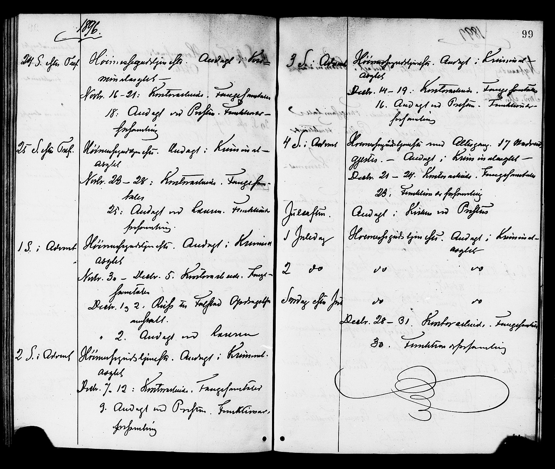 Ministerialprotokoller, klokkerbøker og fødselsregistre - Sør-Trøndelag, SAT/A-1456/624/L0482: Parish register (official) no. 624A03, 1870-1918, p. 99