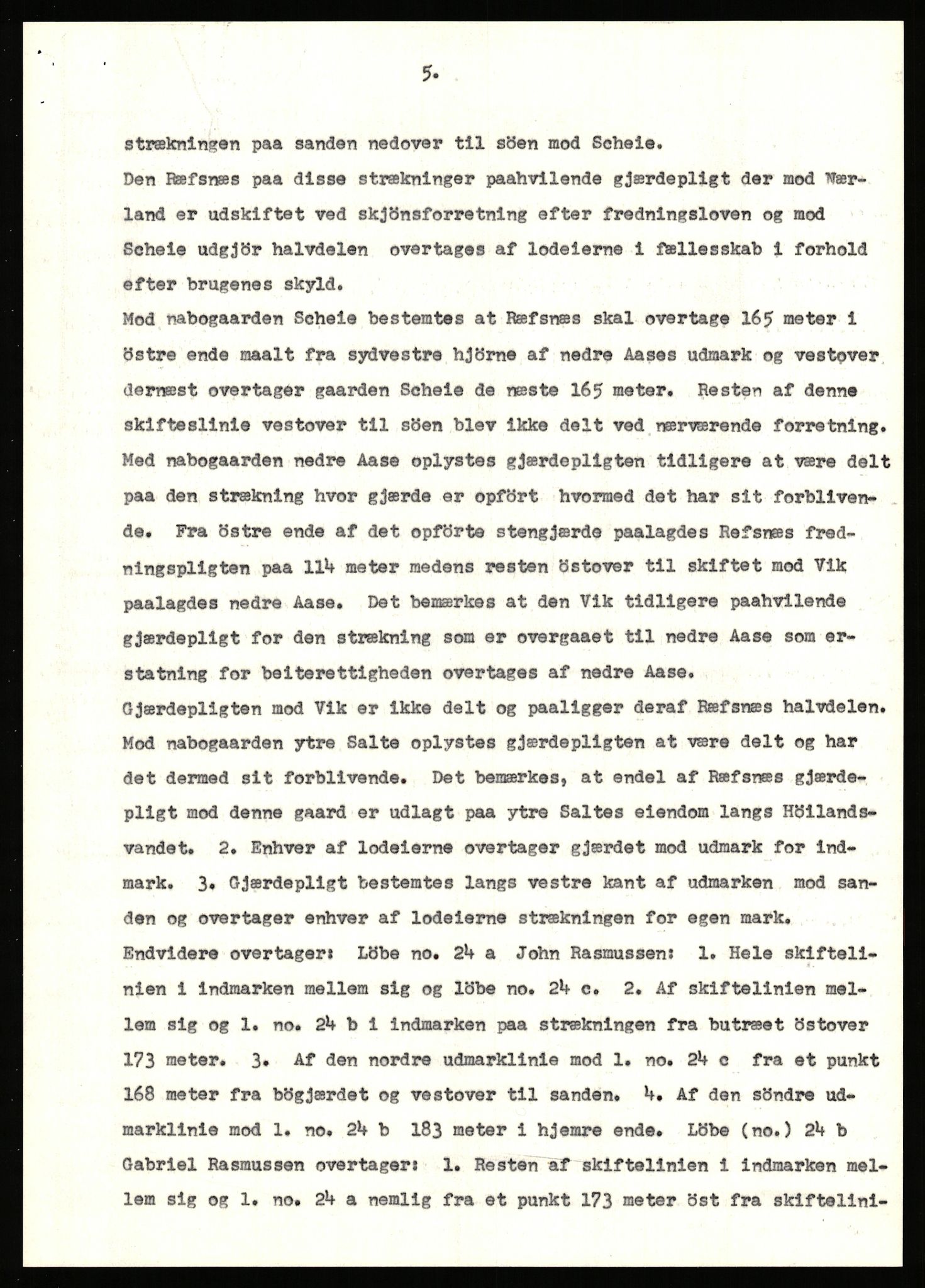 Statsarkivet i Stavanger, AV/SAST-A-101971/03/Y/Yj/L0068: Avskrifter sortert etter gårdsnavn: Refsnes - Risjell, 1750-1930, p. 10