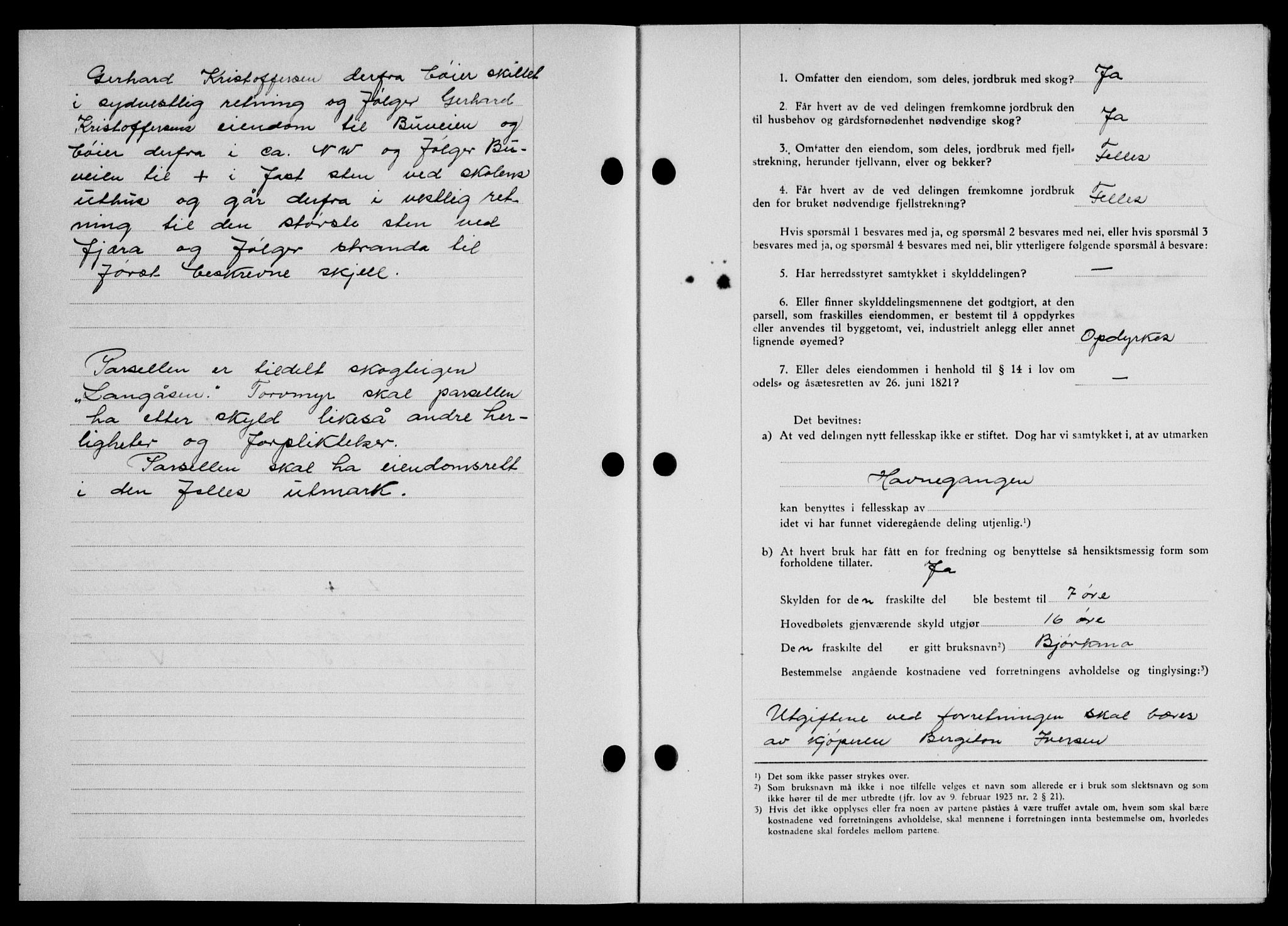 Lofoten sorenskriveri, SAT/A-0017/1/2/2C/L0009a: Mortgage book no. 9a, 1941-1942, Diary no: : 1842/1941